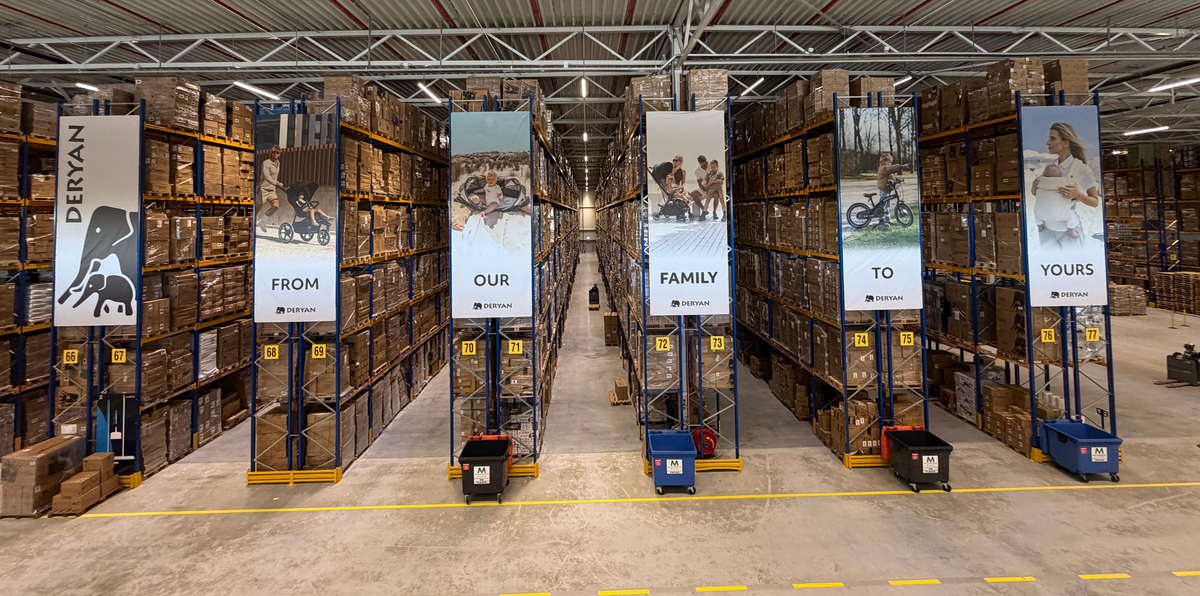 DERYAN groeit verder: een nieuw magazijn, klaar voor de volgende stap