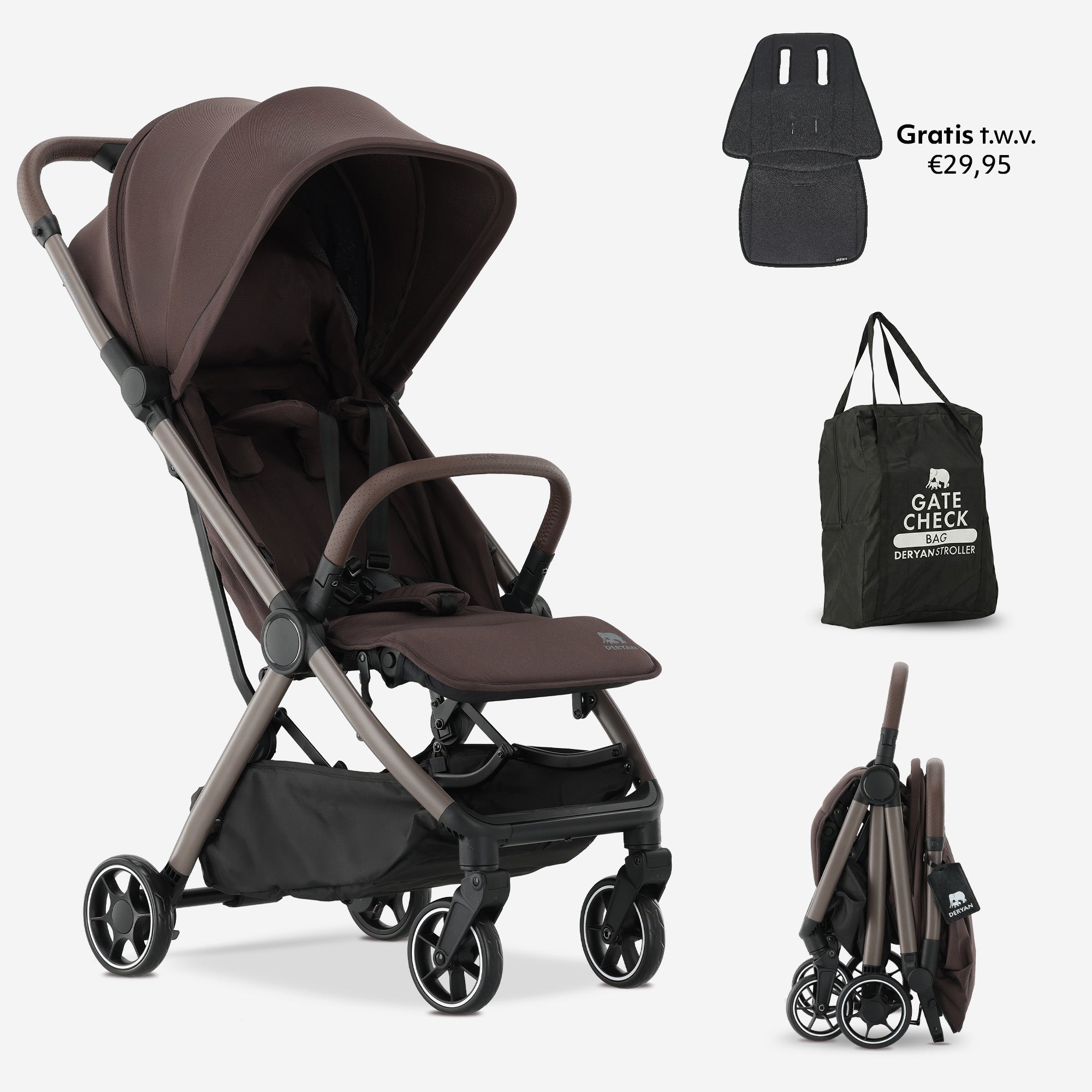 Air Buggy Chocolate – La poussette de voyage par excellence