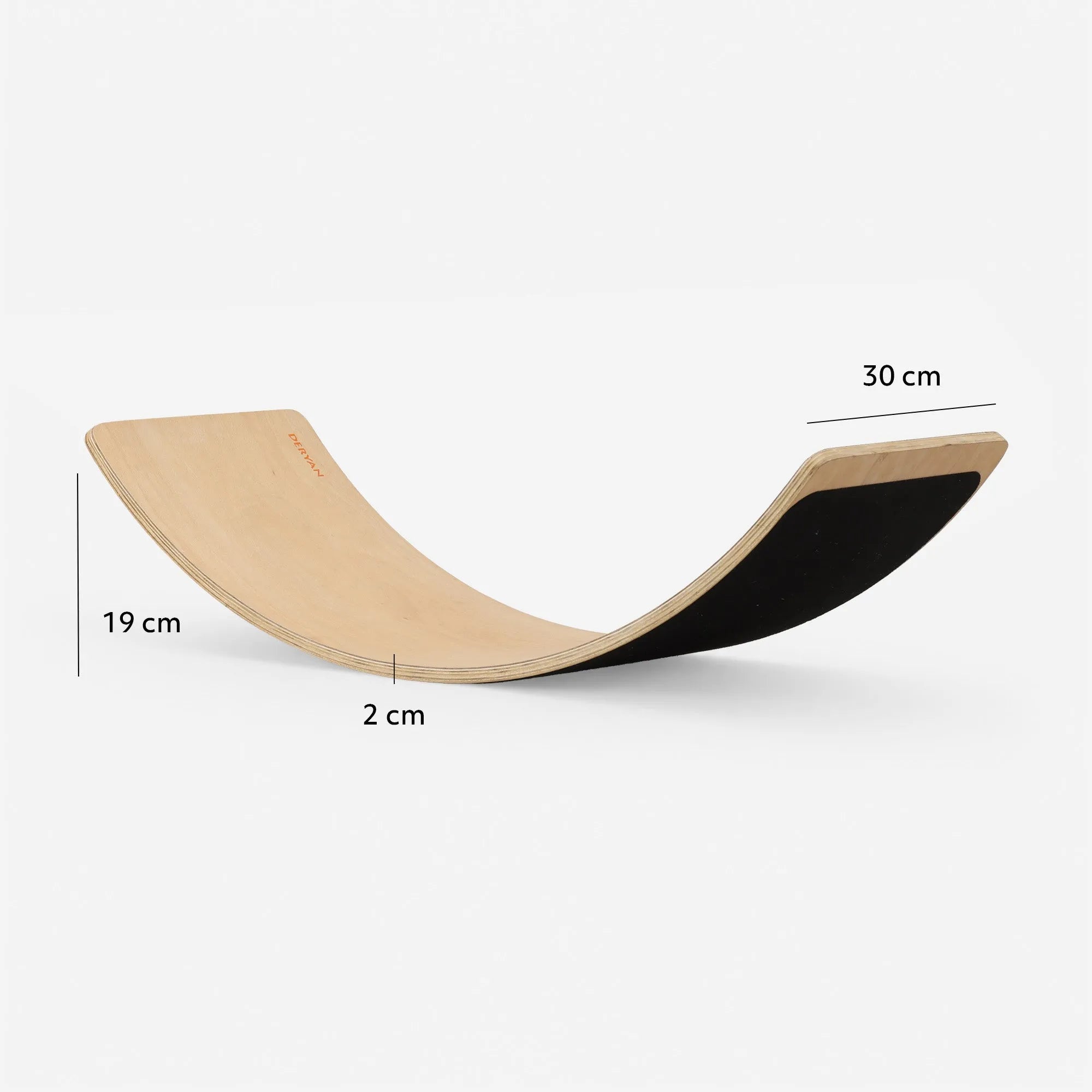 Balance Board hout met vilt 80 cm houten balansbord met viltlaag