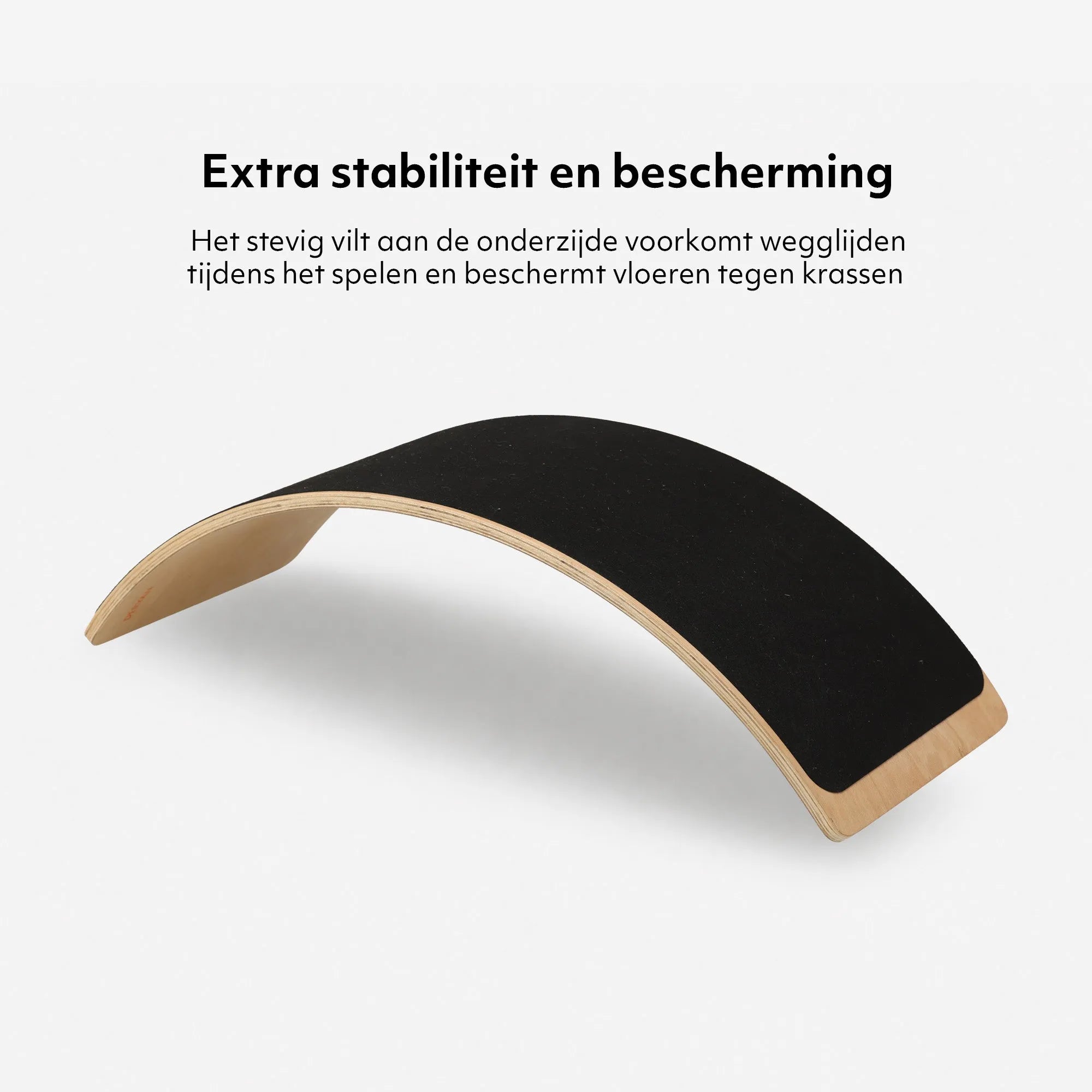 Balance Board Hout met Vilt 80 cm