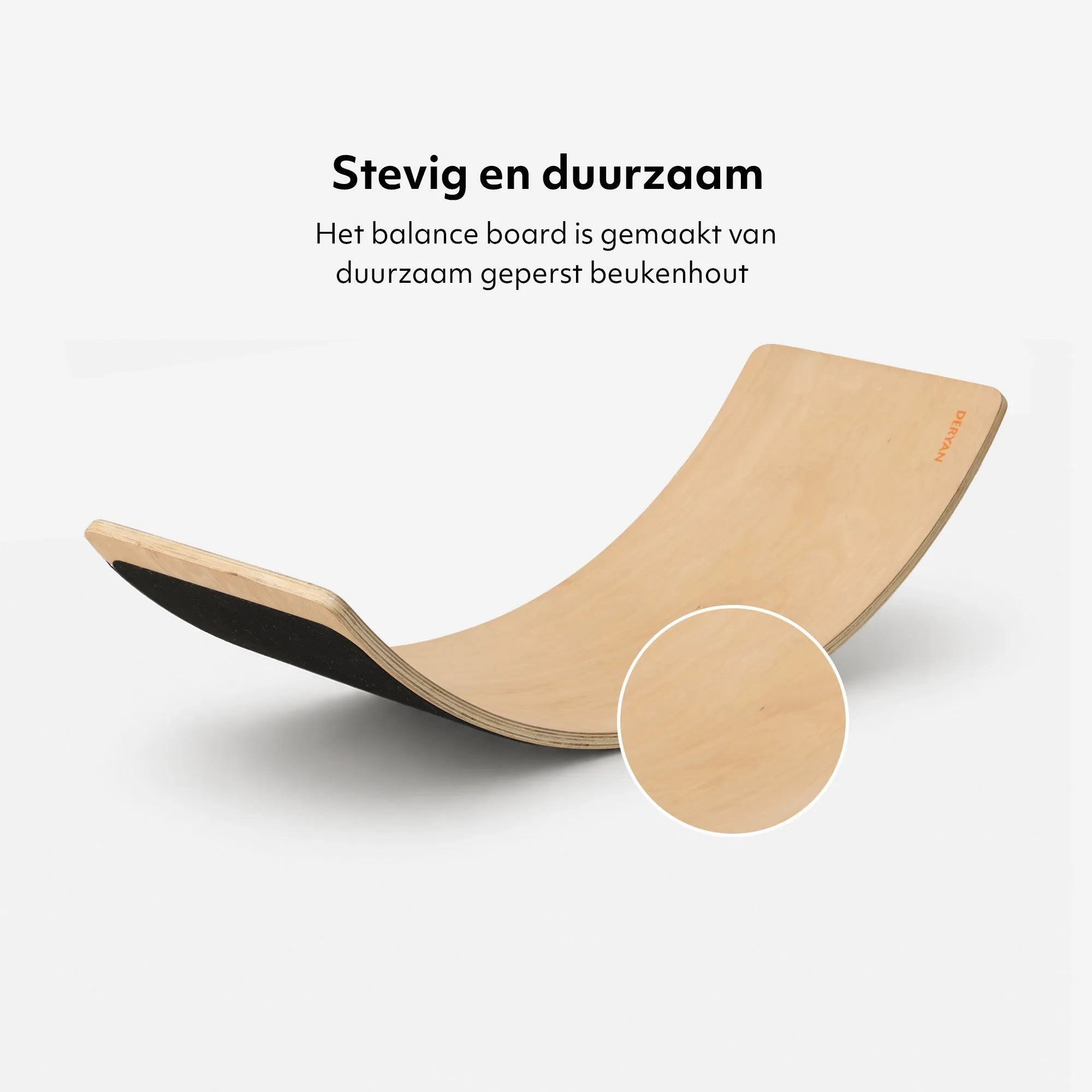 Balance Board Hout met Vilt 80 cm
