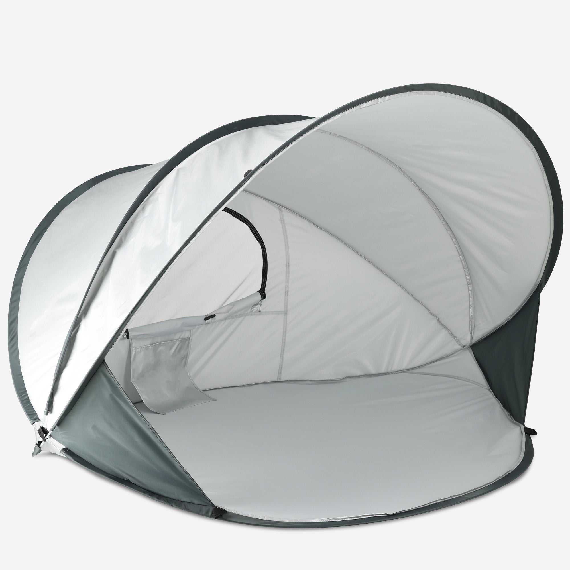 tente amazon Tente de plage XXL Argent