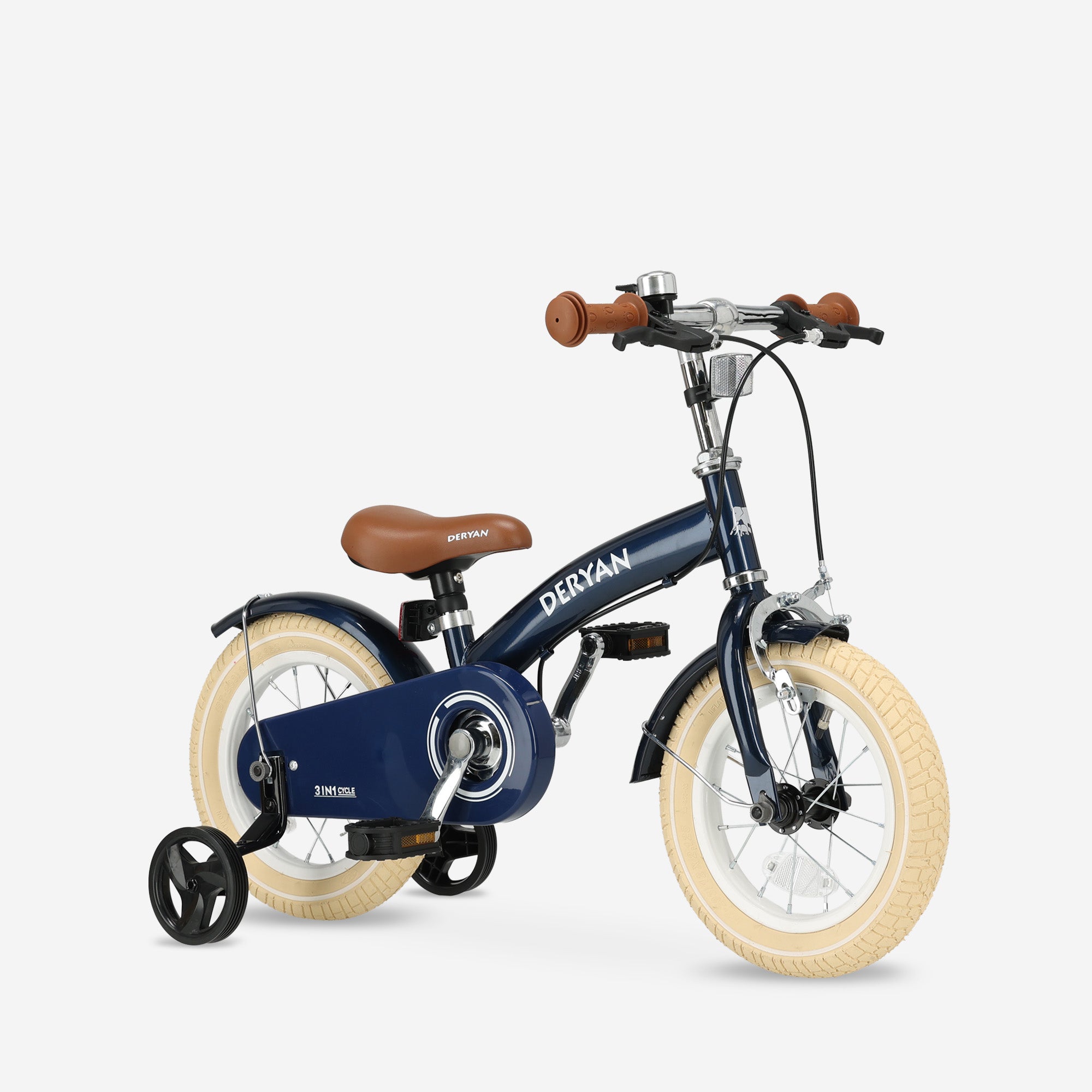 Luxury Children's bike 12 inch - 3 in 1 - walking bike Blue