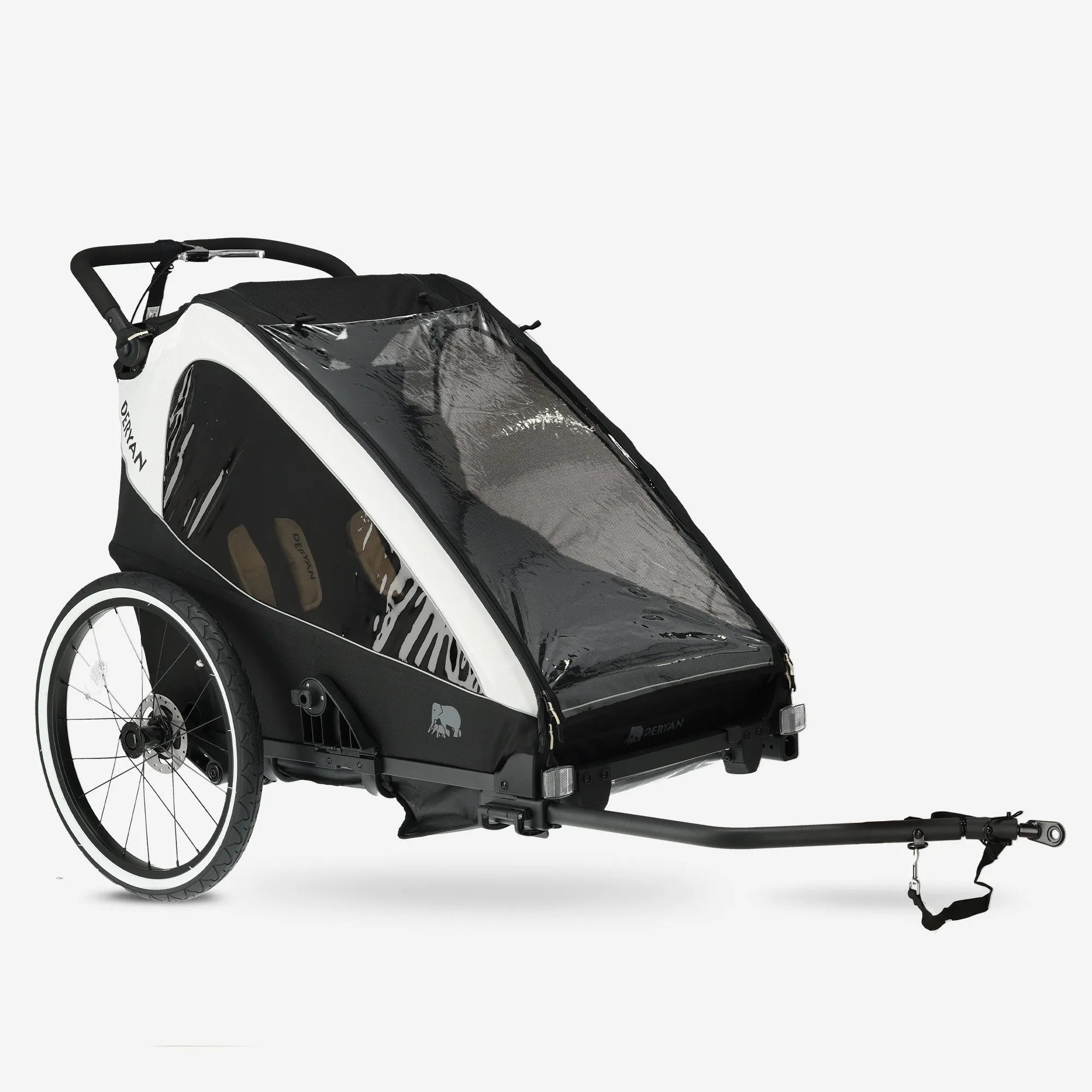 Luxury Bike Trailer V2 - Stroller - Jogging Stroller Cream