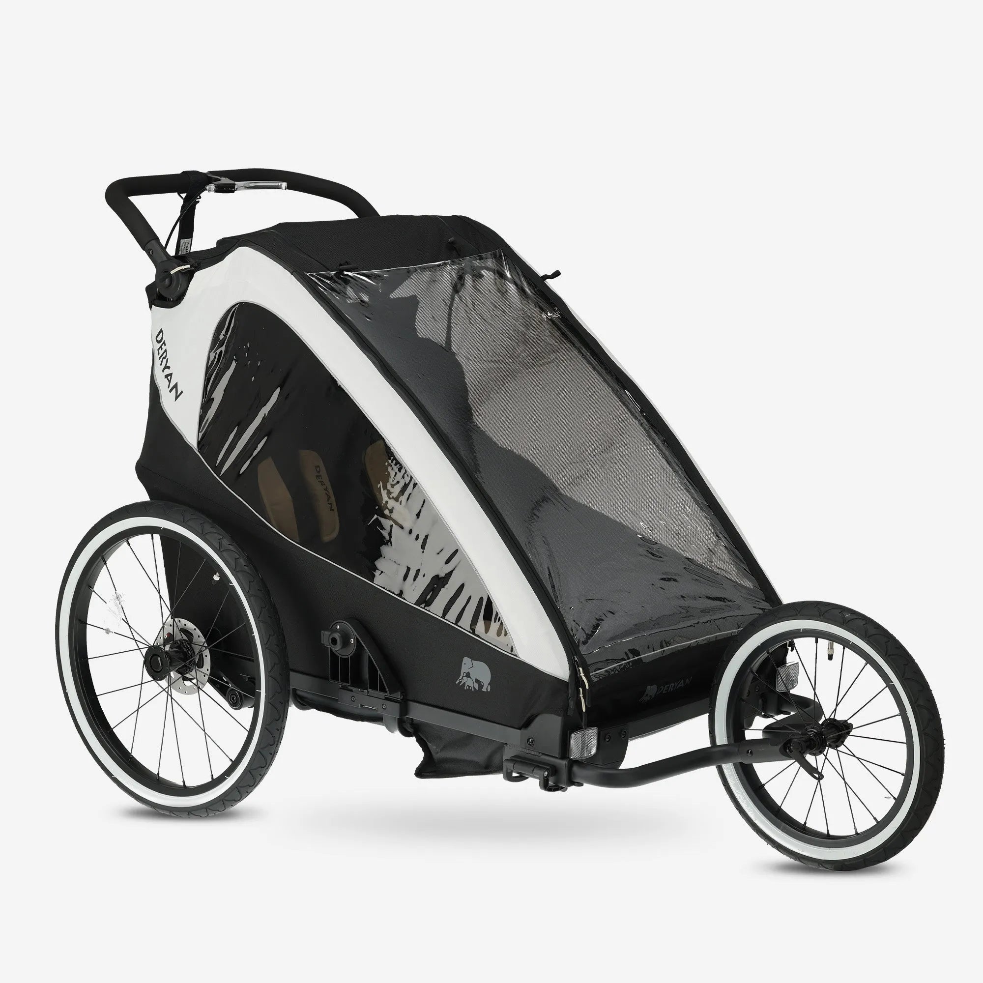 Luxury Bike Trailer V2 - Stroller - Jogging Stroller Cream