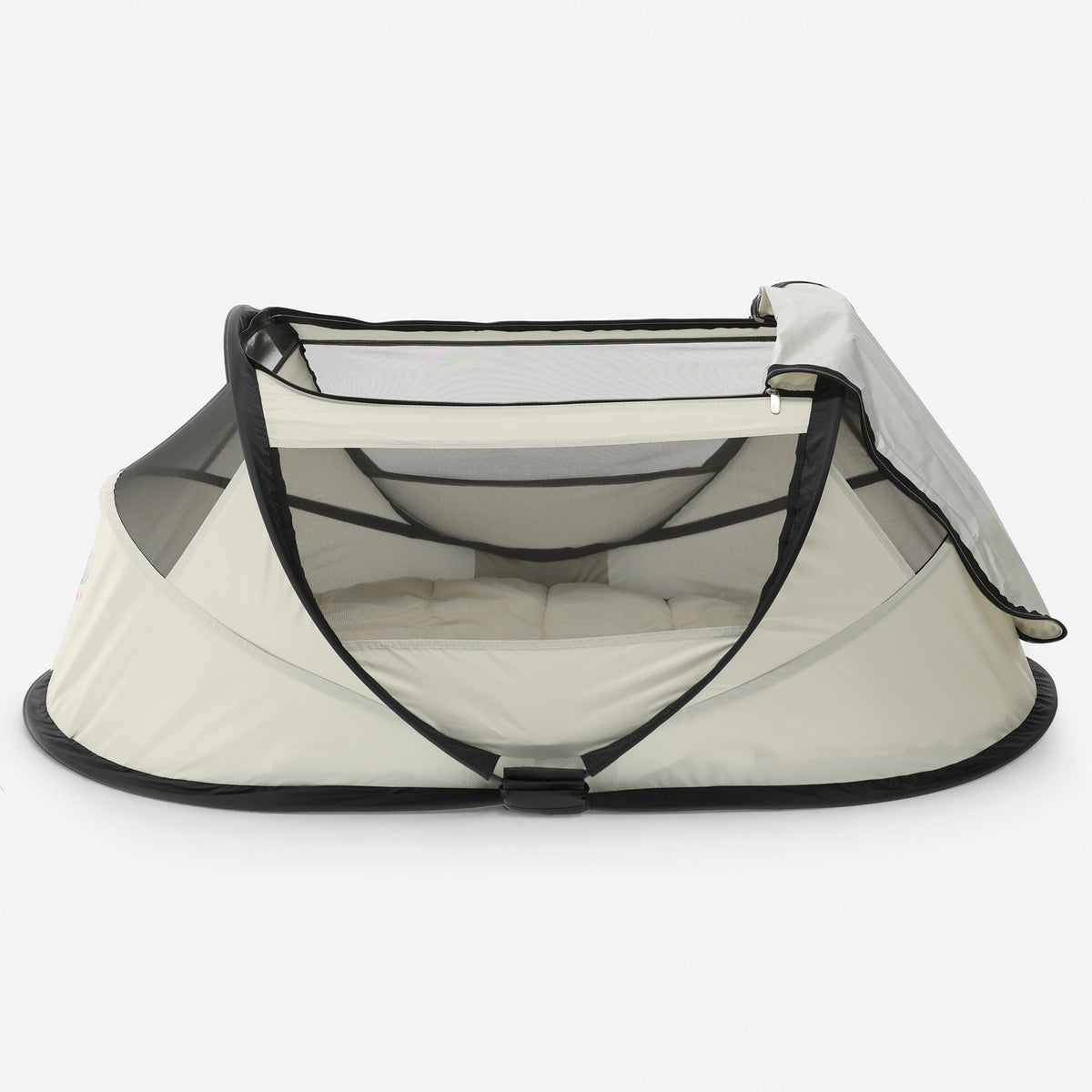 BabyBox Baby Tent Camping Crib + Cotton Blanket - Ivory
