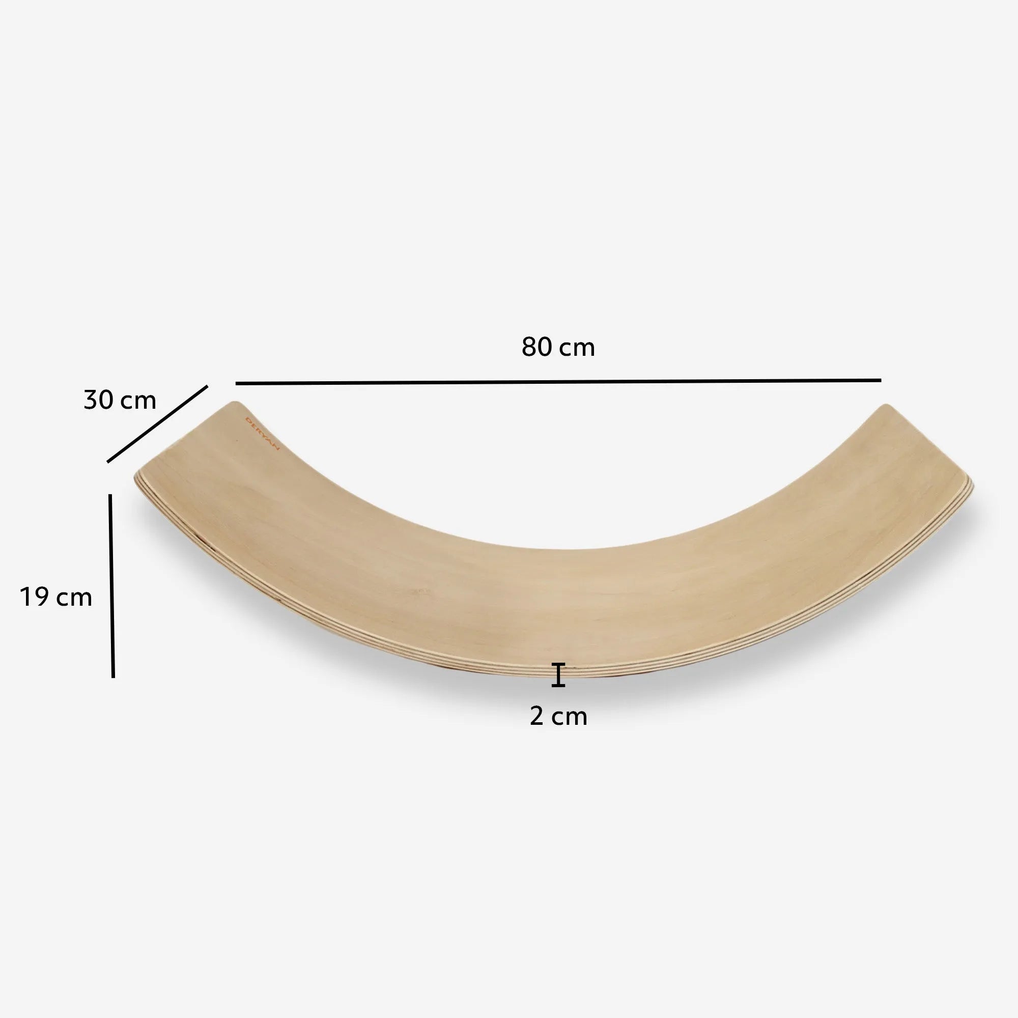 Balance Board Wood 80cm - wobl