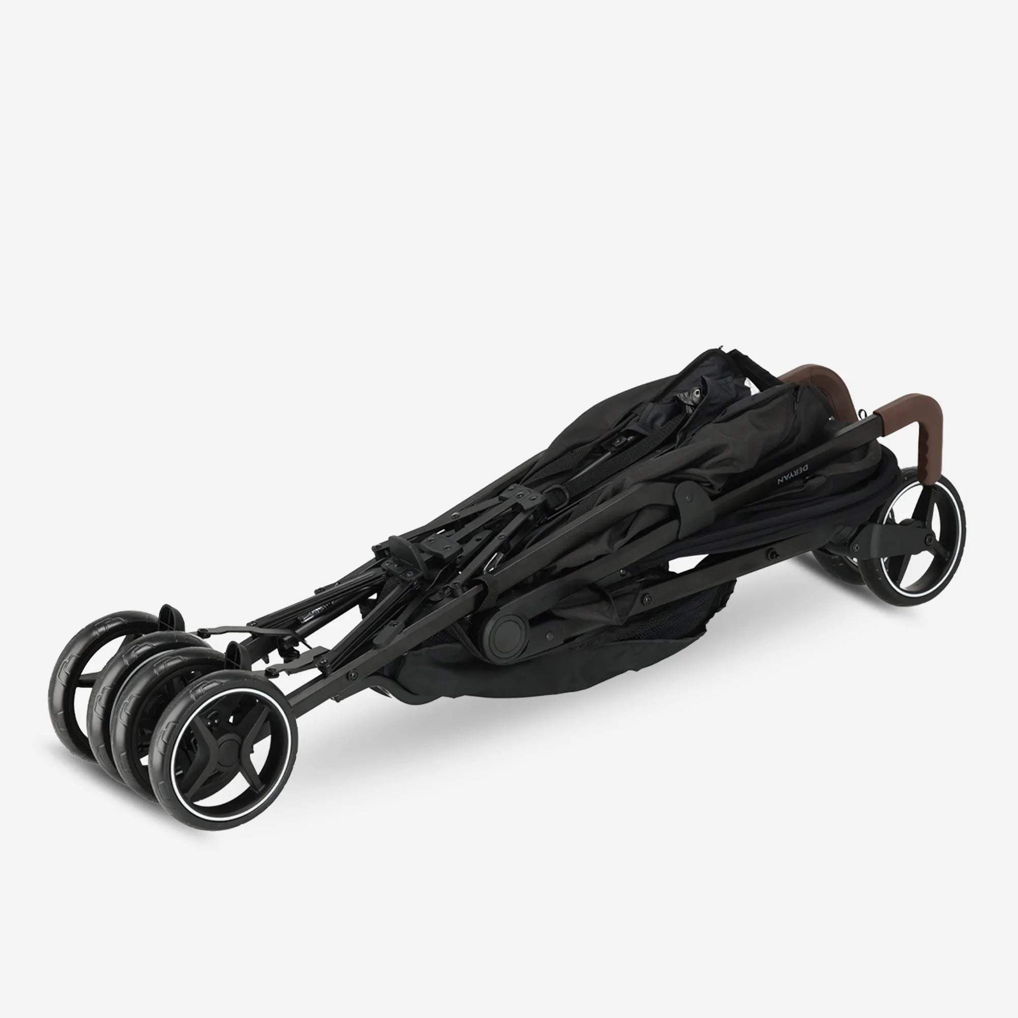 Bobbie - Umbrella Stroller - 5-Point Harness - Suitable for Children up to 48.5 lb - Includes Mosquito Net - Black