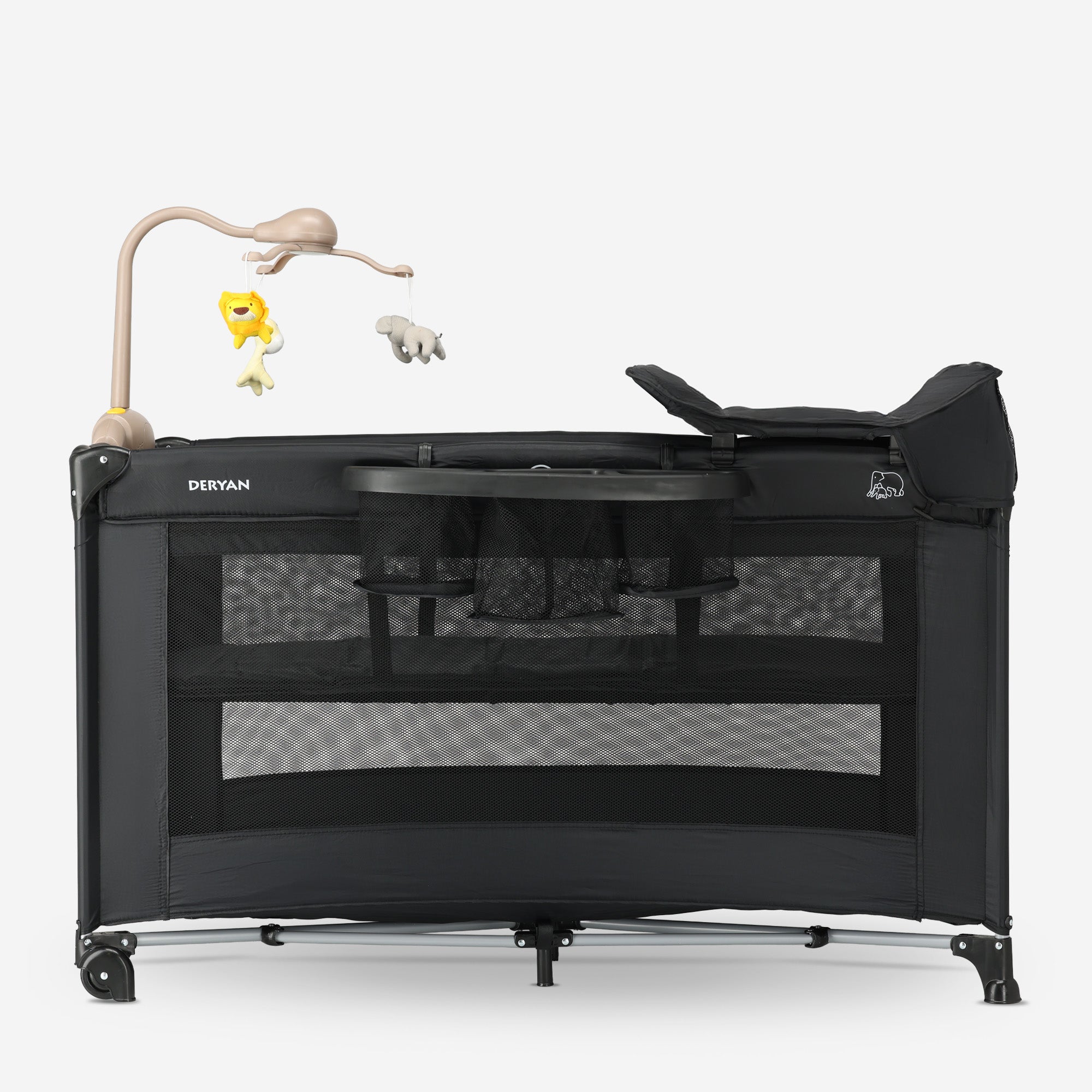 Believer Luxe Campingbed - Inclusief bodemverhoger - Zwart