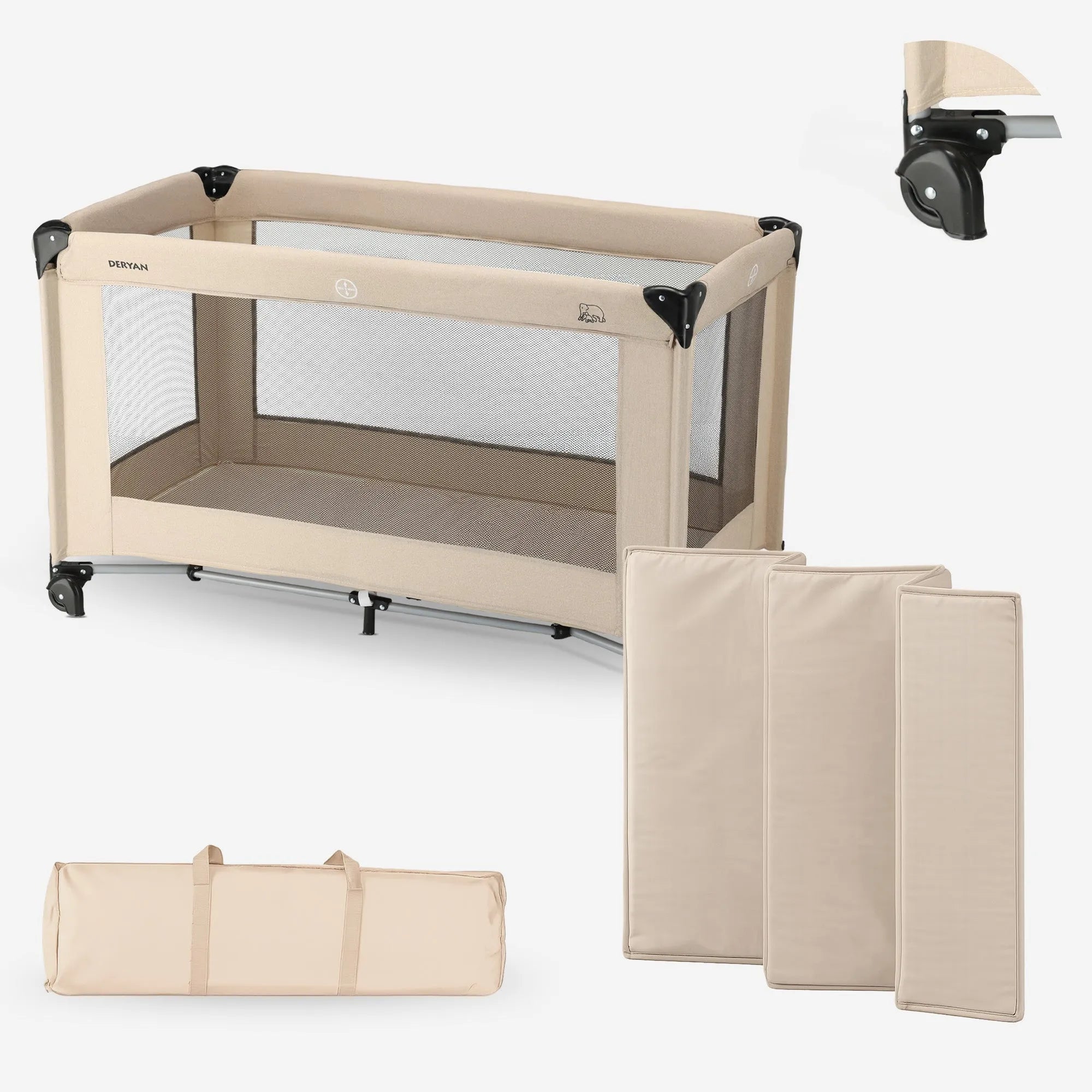 Campingbett Believer Nougat
