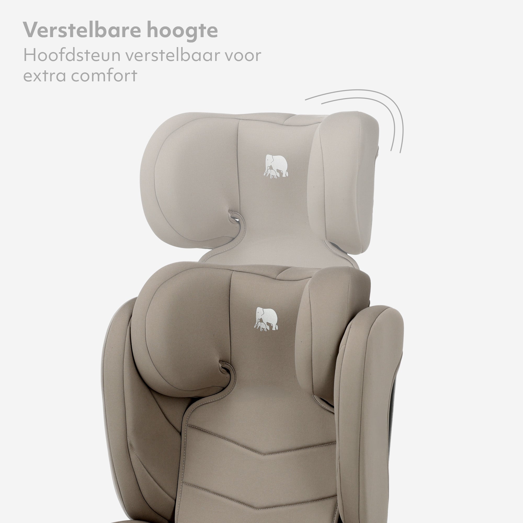 Charlie Basic i-Size-autostol – Fra 3,5 år til ca. 12 år – gruppe 2/3 – 100–150 cm – Truffle Sand