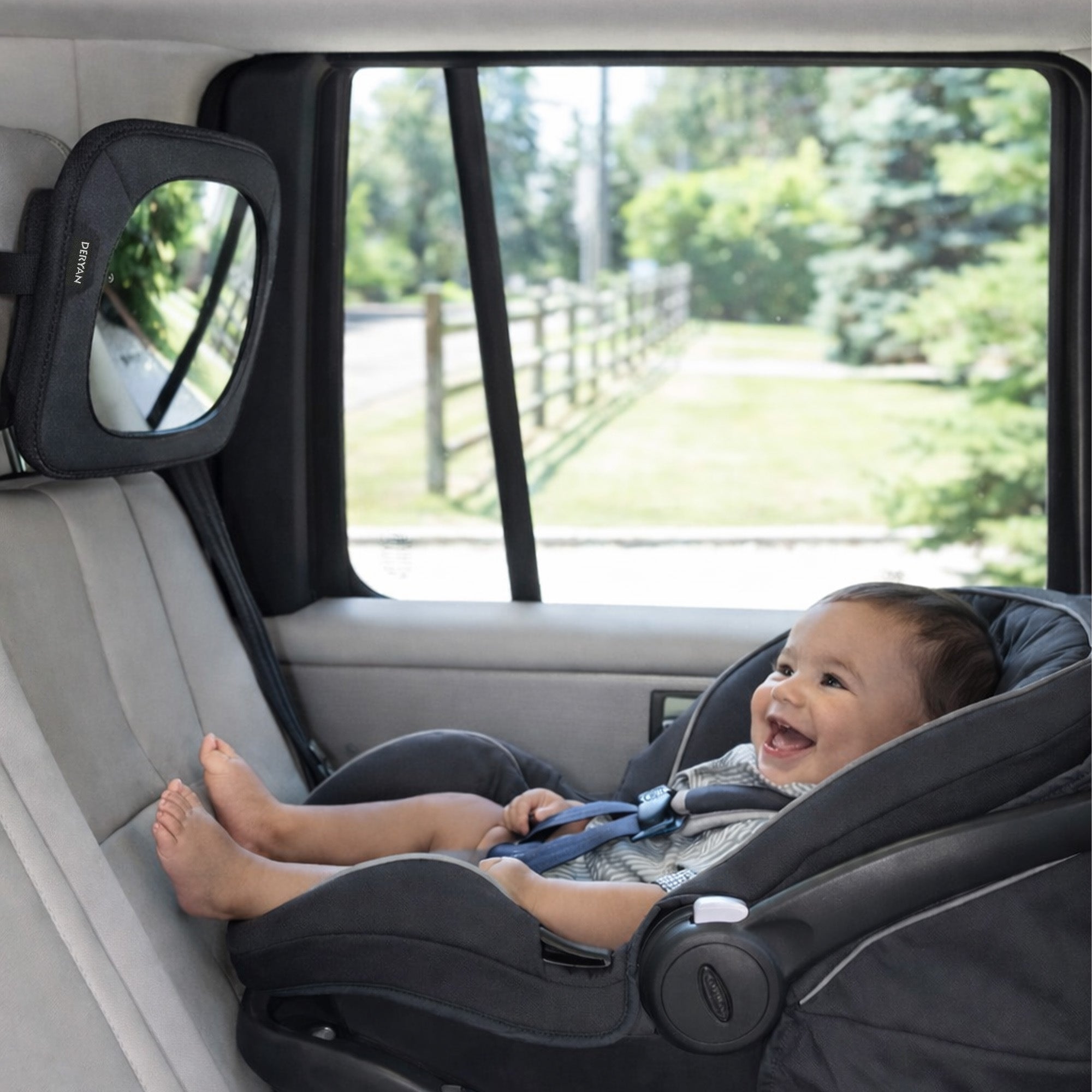 Baby Autospiegel Zwart
