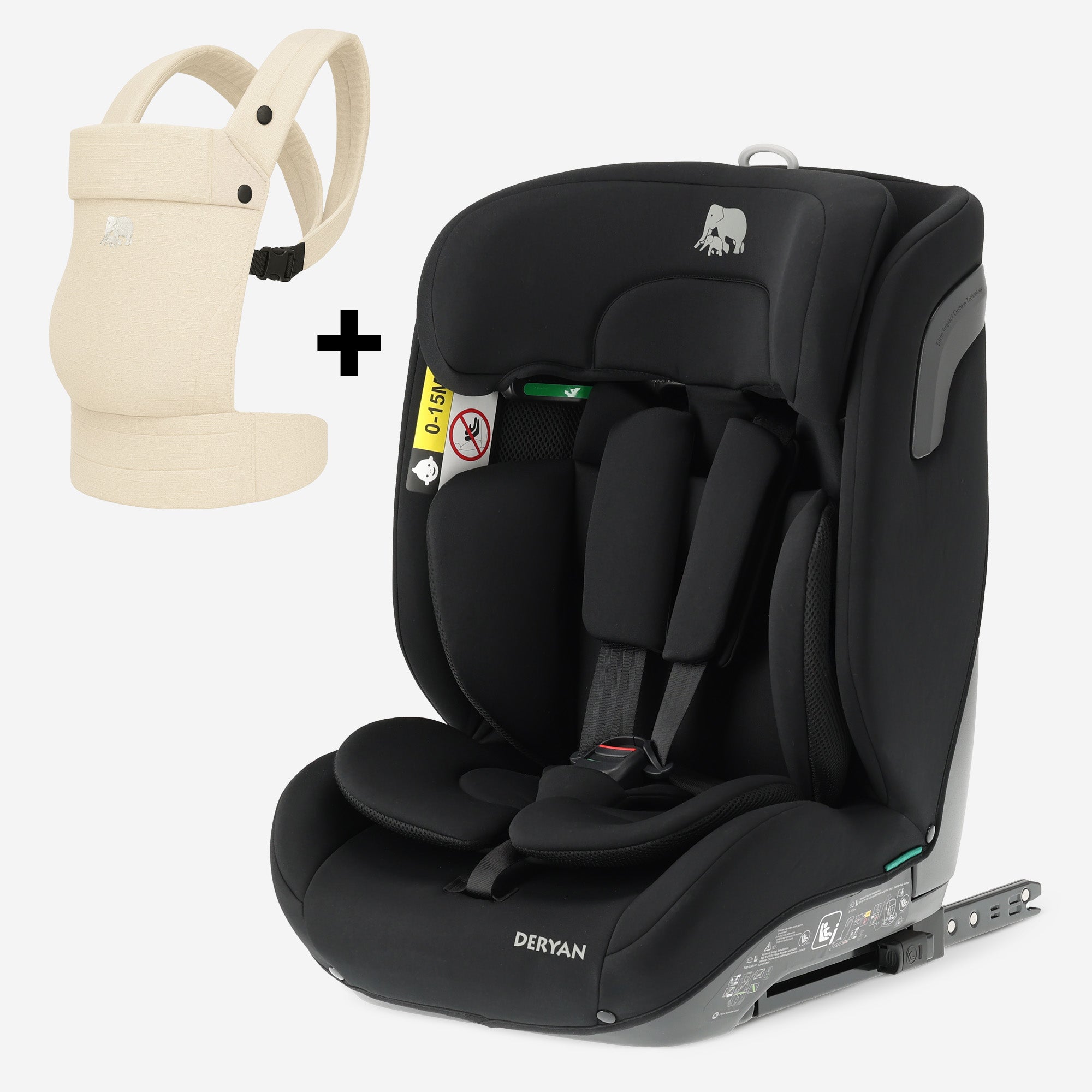 Carter Luxe Car Seat & Amora Carrier Cream