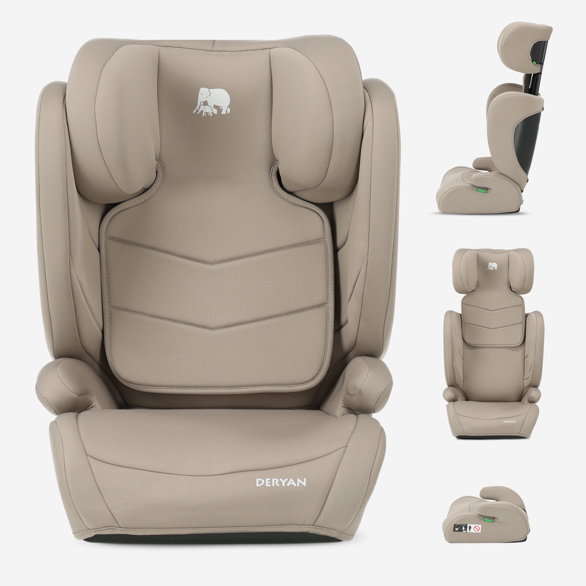 Charlie Basic i-Size Car Seat - From 3.5 years to approx. 12 years - Group 2/3 - 100–150 cm - Truffle Sand