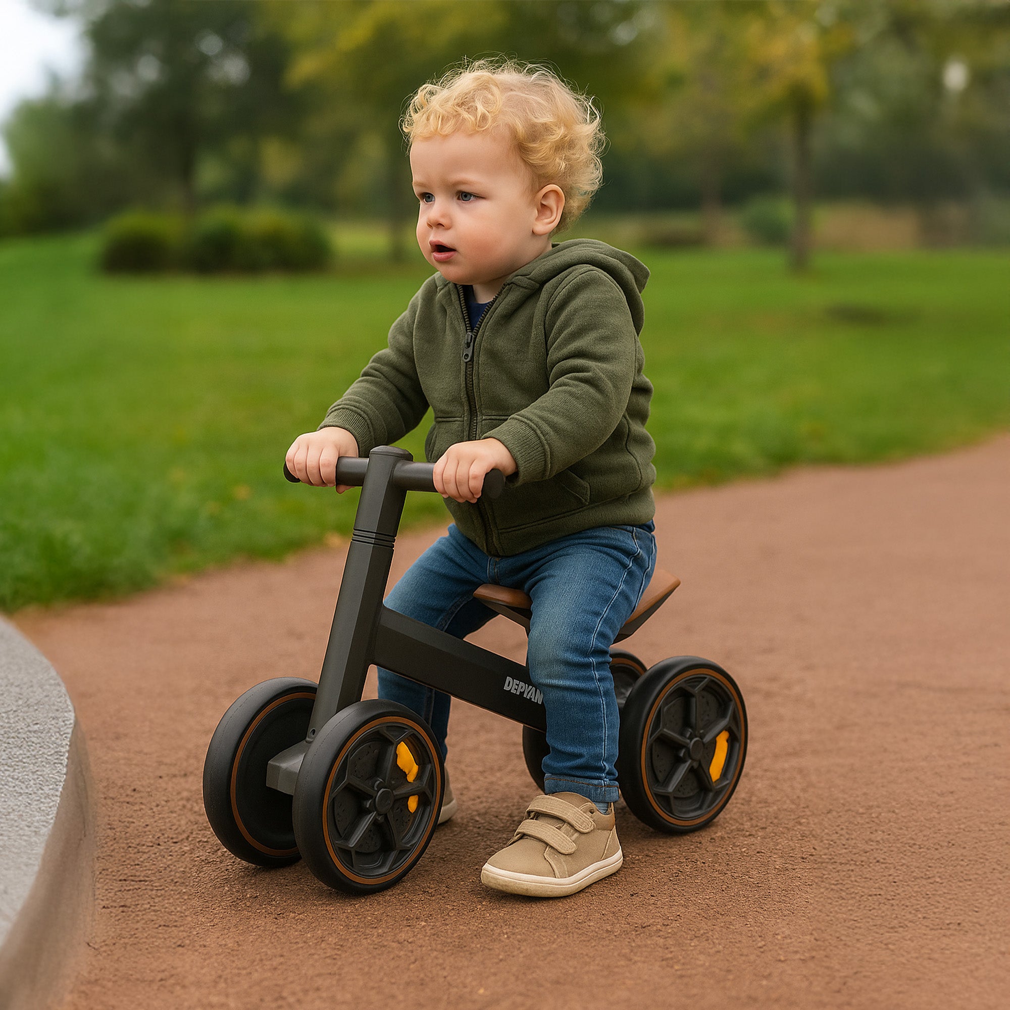 Dex Luxury Balanscykel - Svart