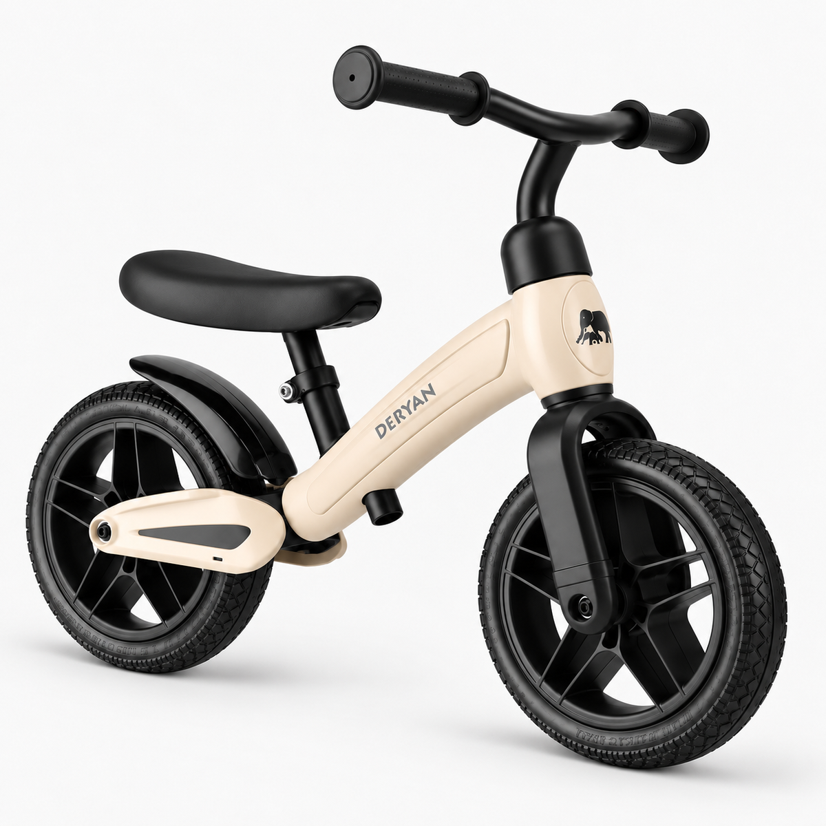Luksus-løbecykel 10 tommer – beige