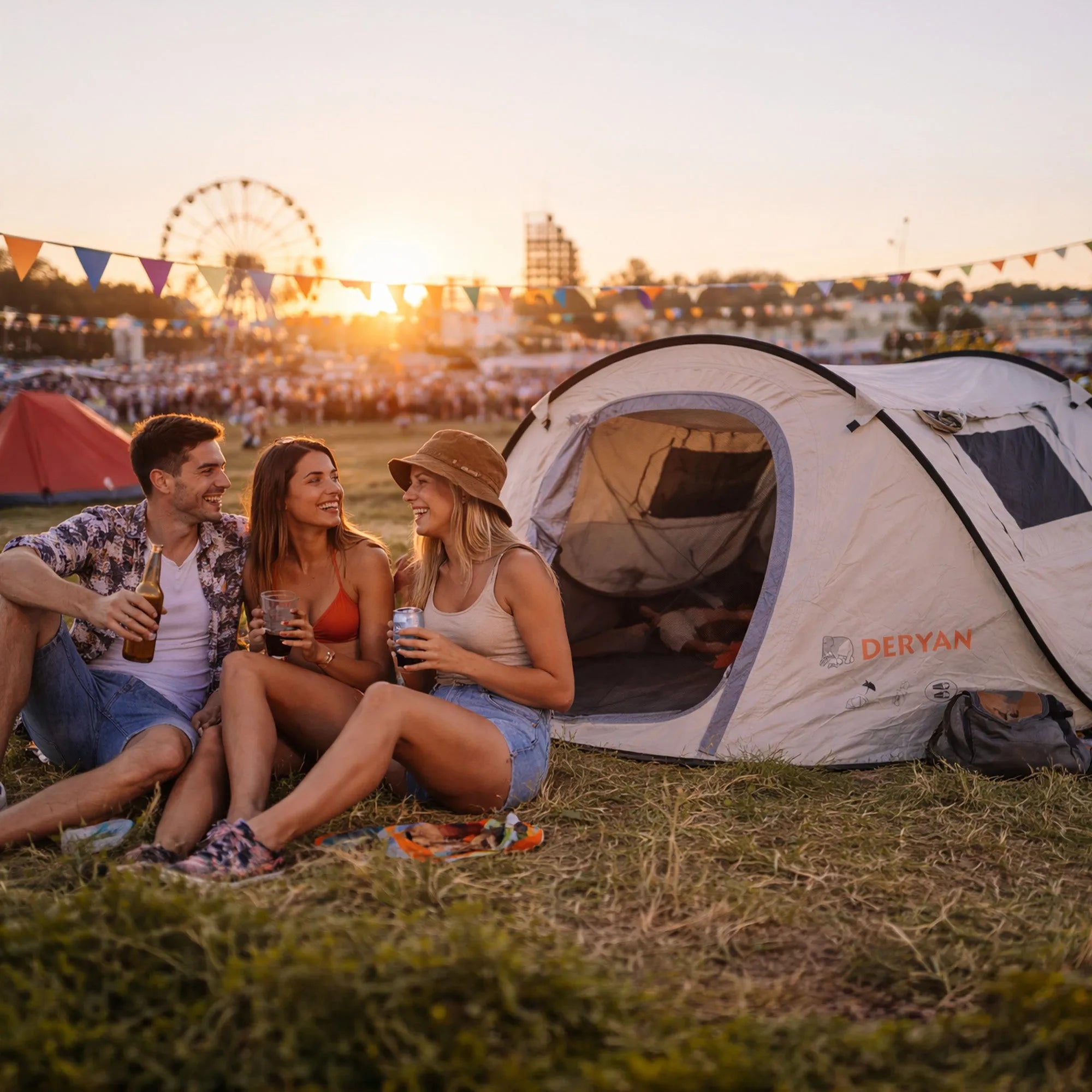 Pop Up Tent Dome - 2000MM waterkolom - Navy