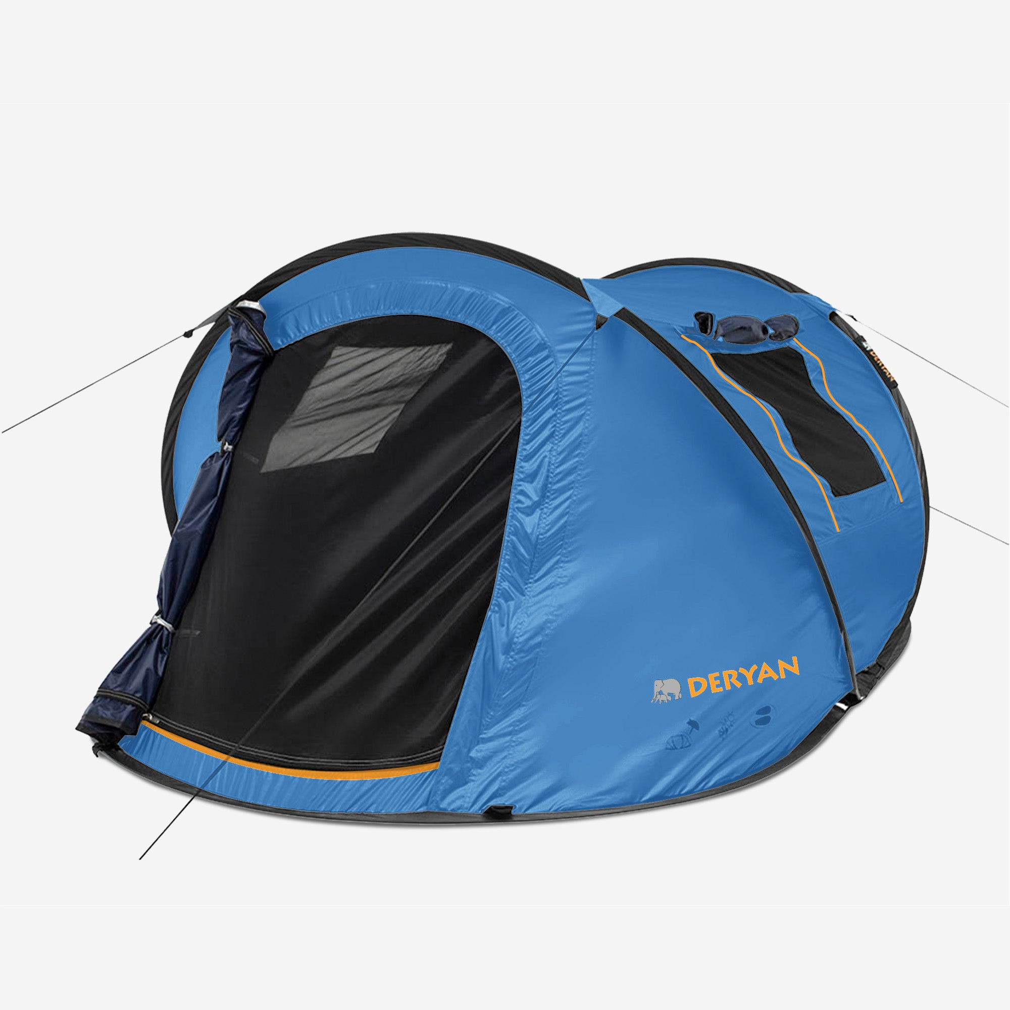 Pop-Up-Zelt Dome 2000 mm Wassersäule Navy