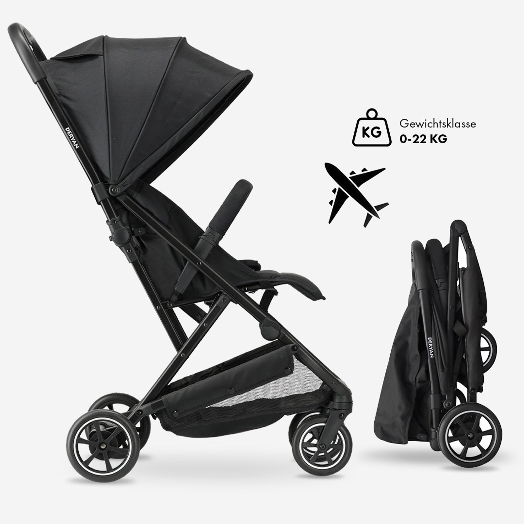 Easy Luxe Lettvekts Trille – Svart