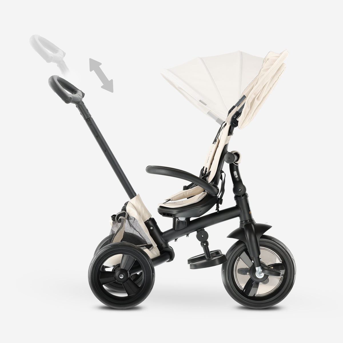 <tc>DERYAN</tc> Explorer trehjulet cykel creme