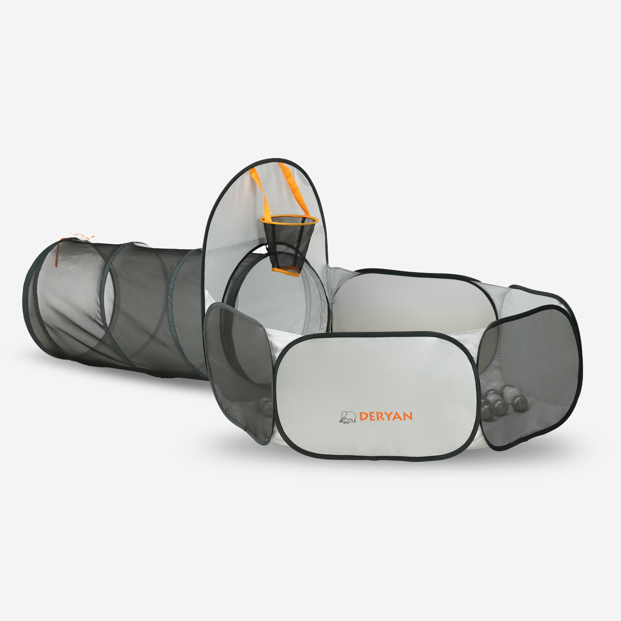 Plateau de basket-ball argenté