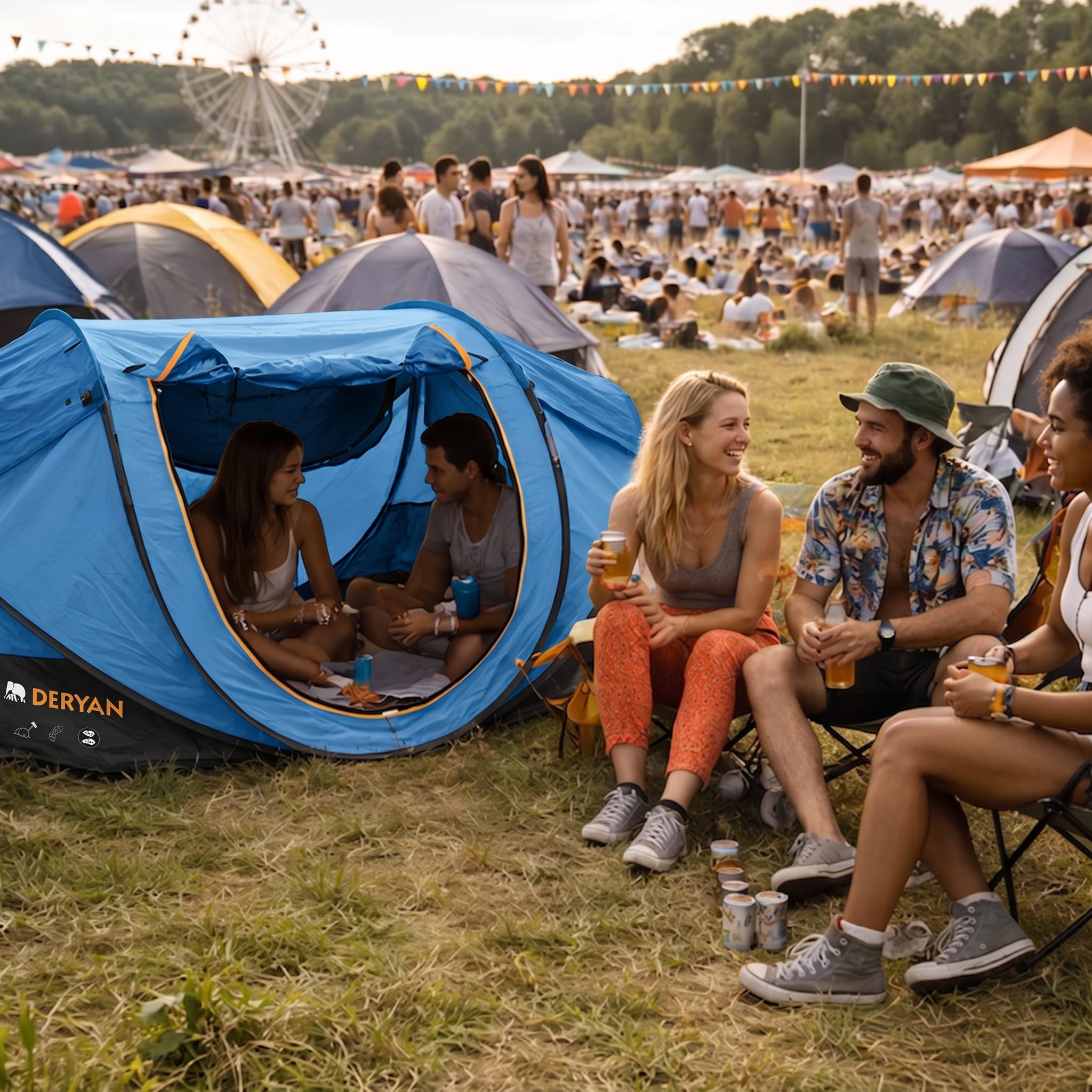 Pop Up Tält Cocoon - 2000MM vattenpelare - Navy