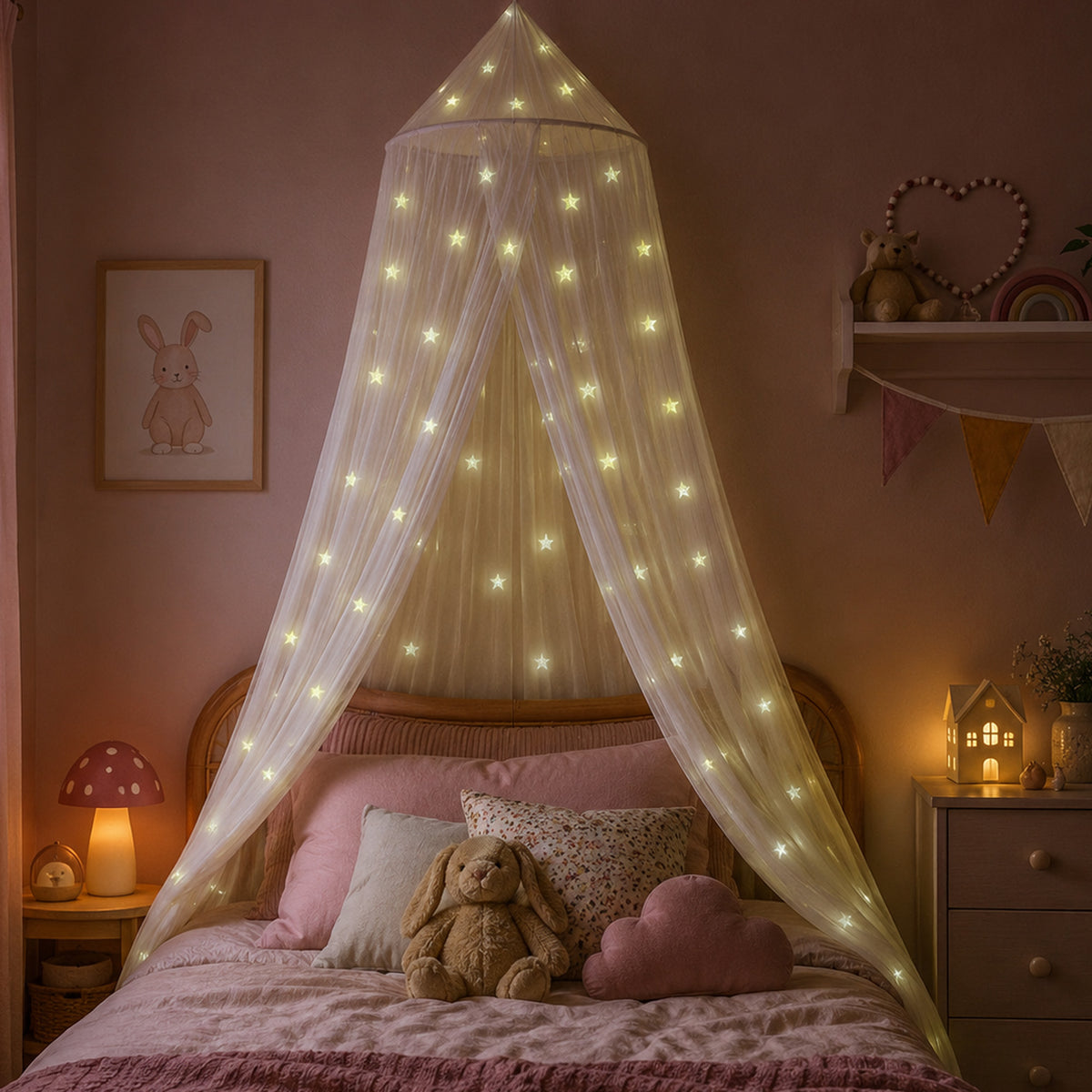 Glow in the dark Mosquito net