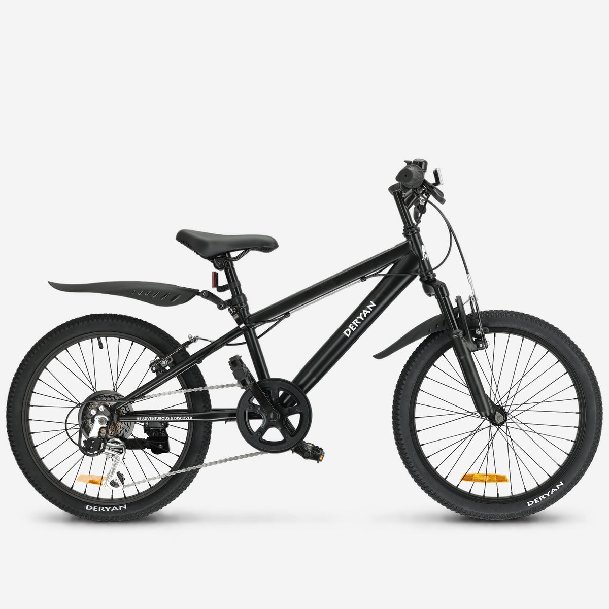 Bicicleta de montaña infantil de 20 pulgadas - Negra