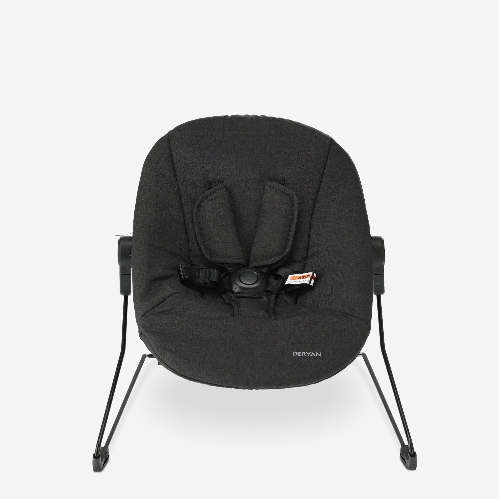 Odin Luxury Wooden Growing Chair High Chair with Bouncer - Includes Dining Tray - Adjustable High Chair - Black