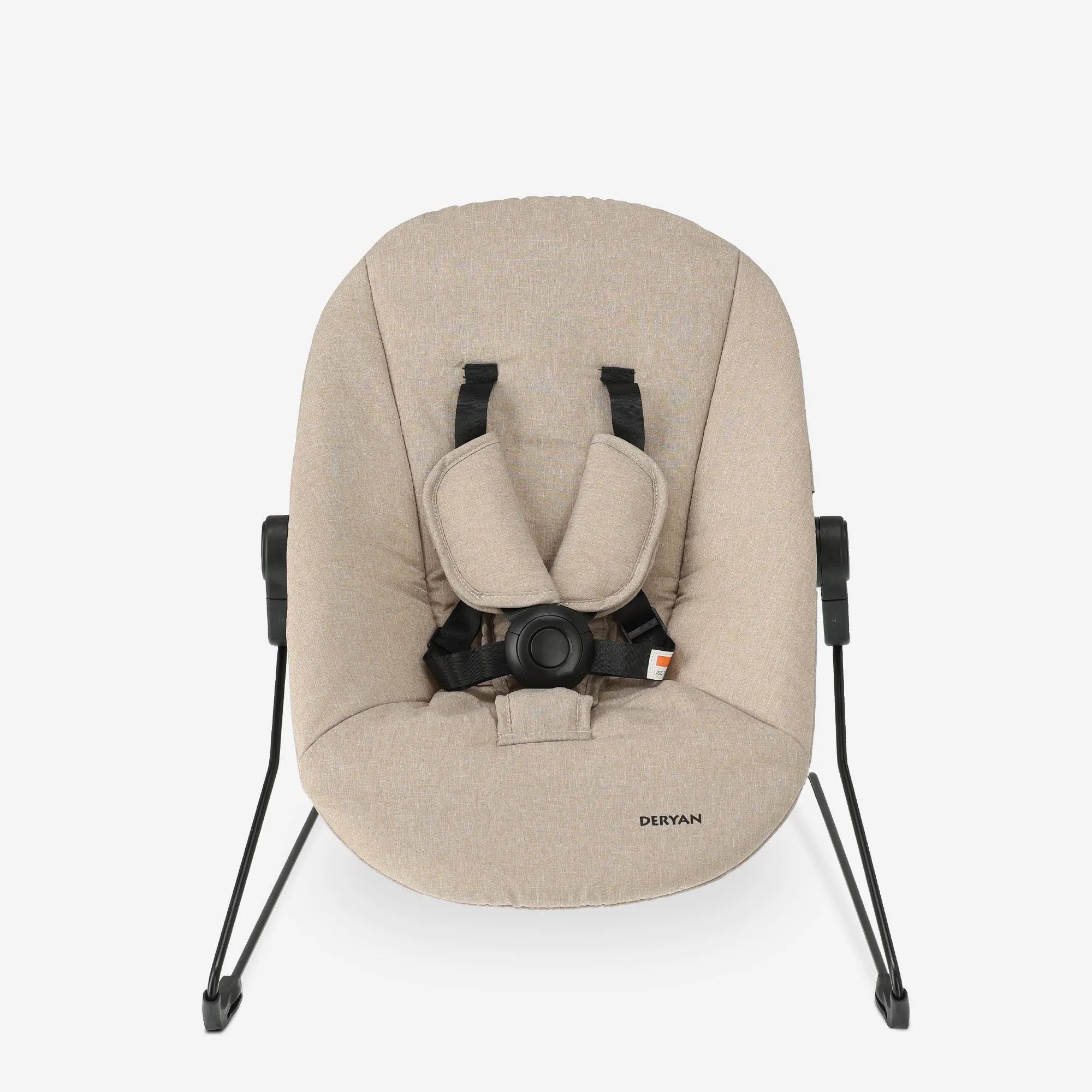 Odin Luxury Wooden Growing Chair High Chair with Bouncer - Includes Dining Tray - Adjustable High Chair - Nougat