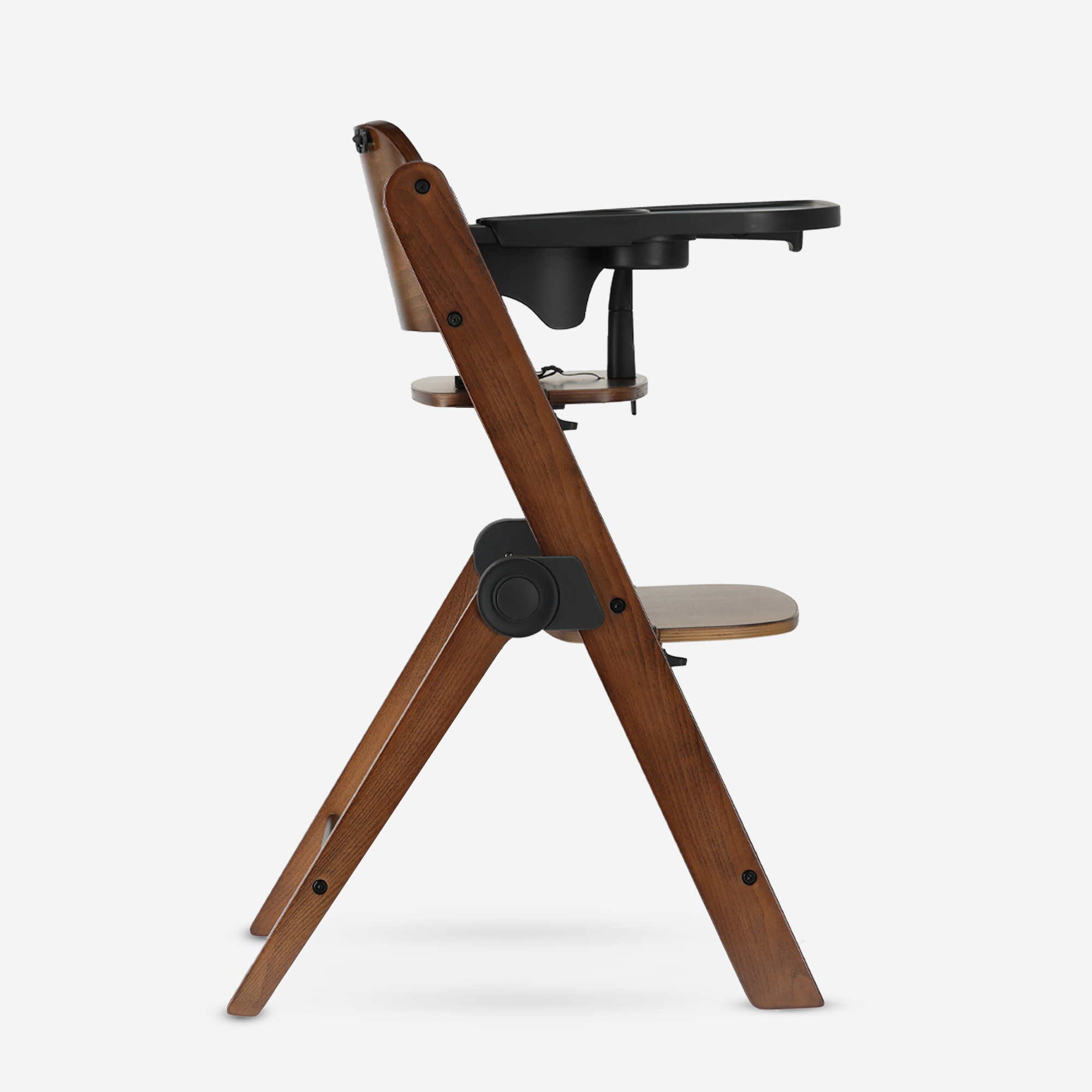Odin Luxe: seggiolone in legno che cresce con il bambino, con funzione bouncer - Tavolino incluso - Seggiolone regolabile - Legno/Nougat