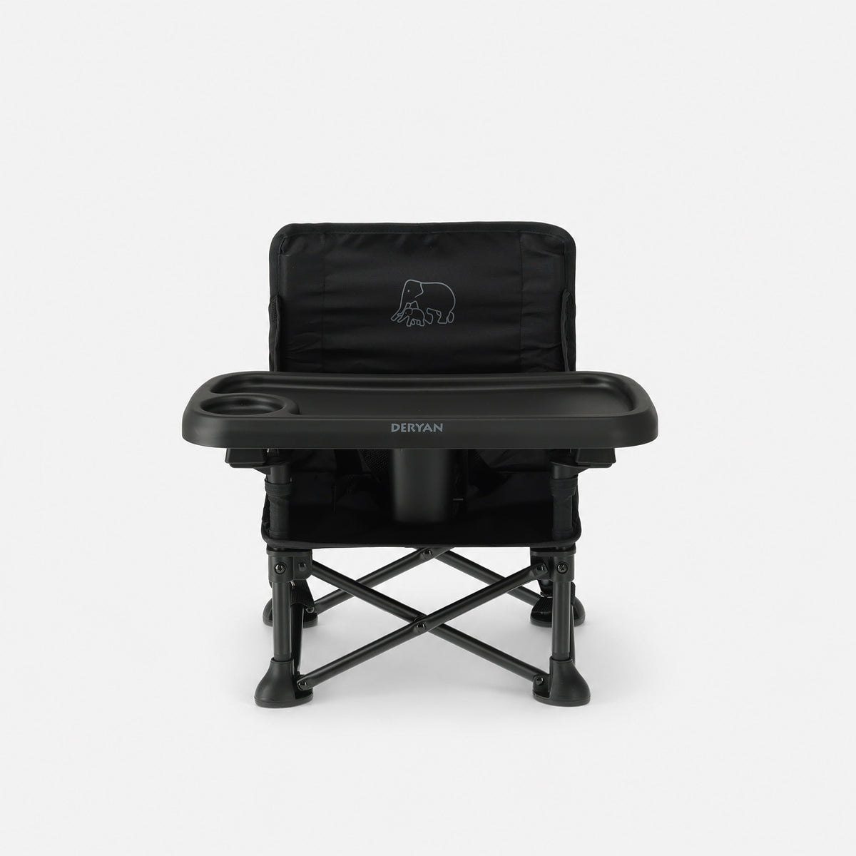 Pop 'N Sit Mini High Chair - Foldable Booster Seat - Black