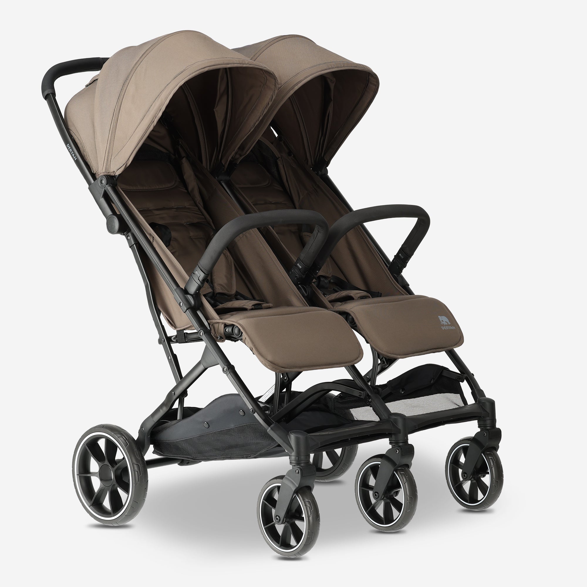double stroller large wheels Rolo DuoBuggy X2 XL Hazel