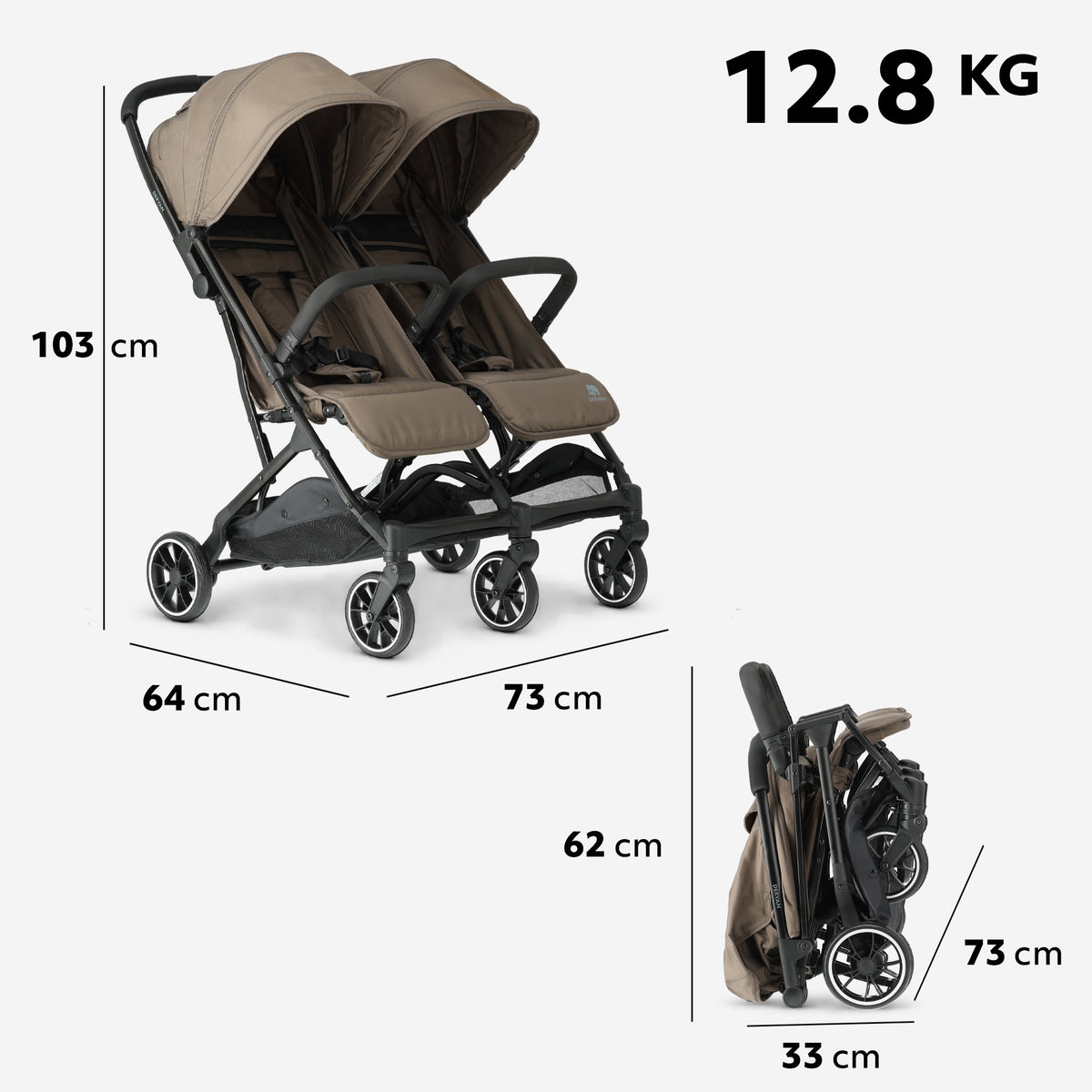 Rolo DuoBuggy X2 Hazel