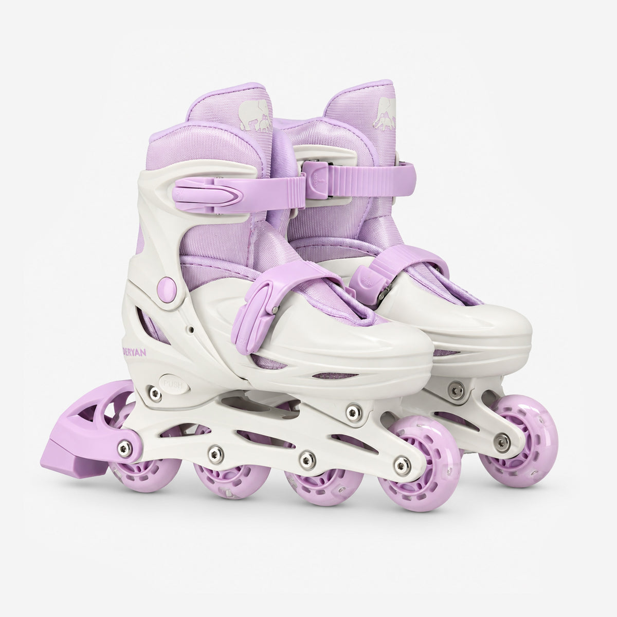 Skeelers - Paars/Wit - M (EUR 34-37)