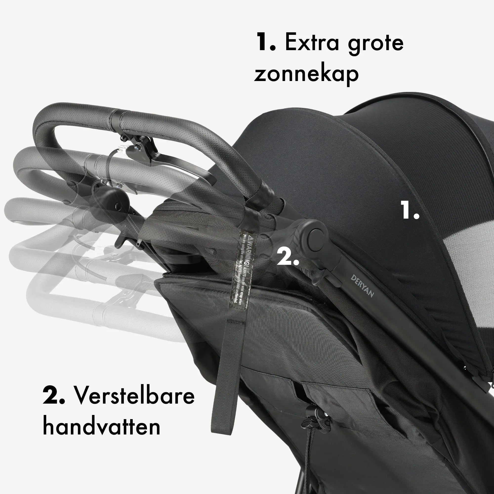 Bolt Running Stroller Black