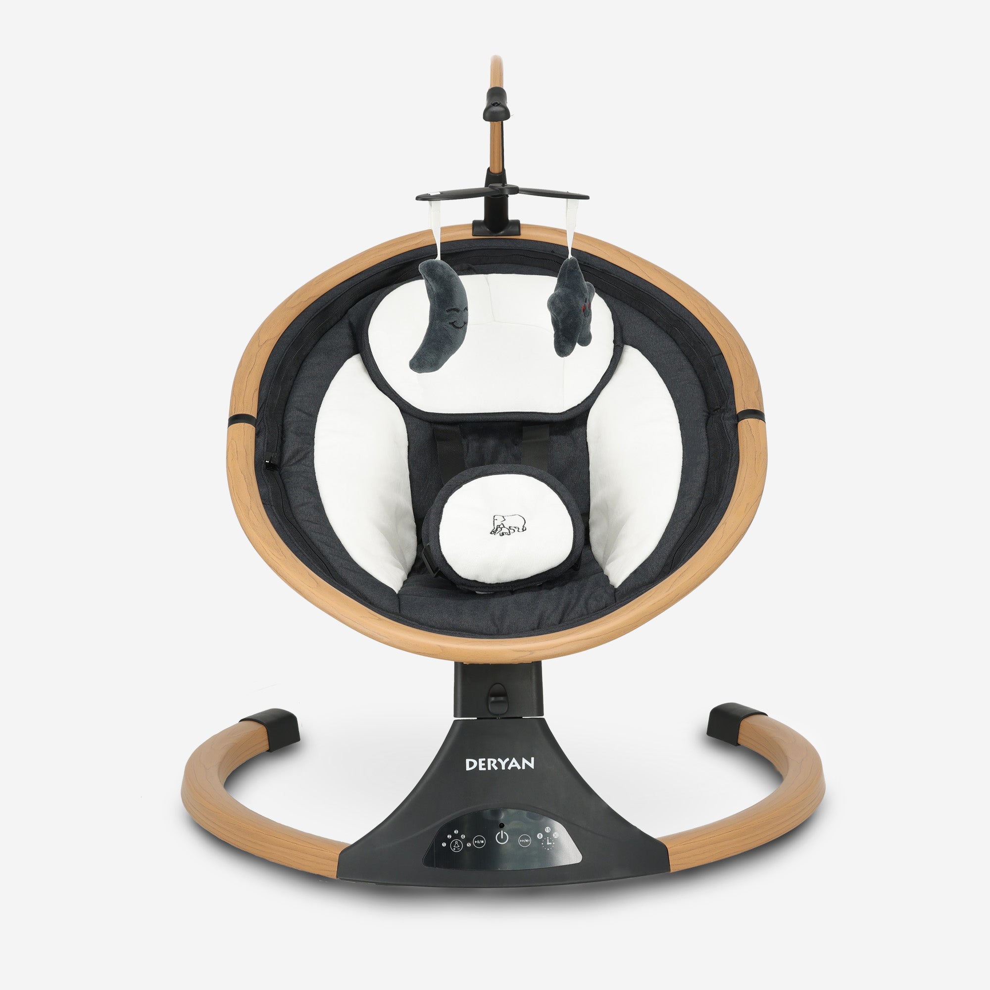 Silla mecedora eléctrica de madera