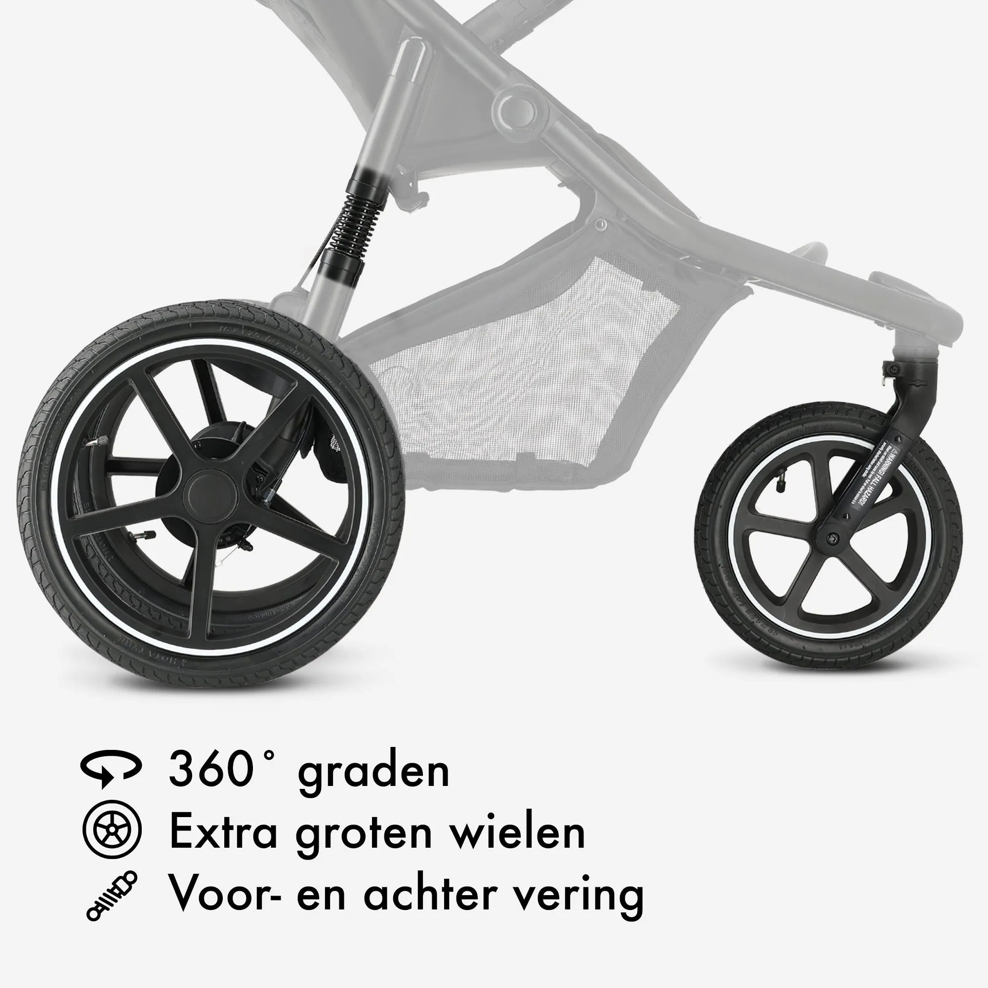 Bolt Running Stroller Black