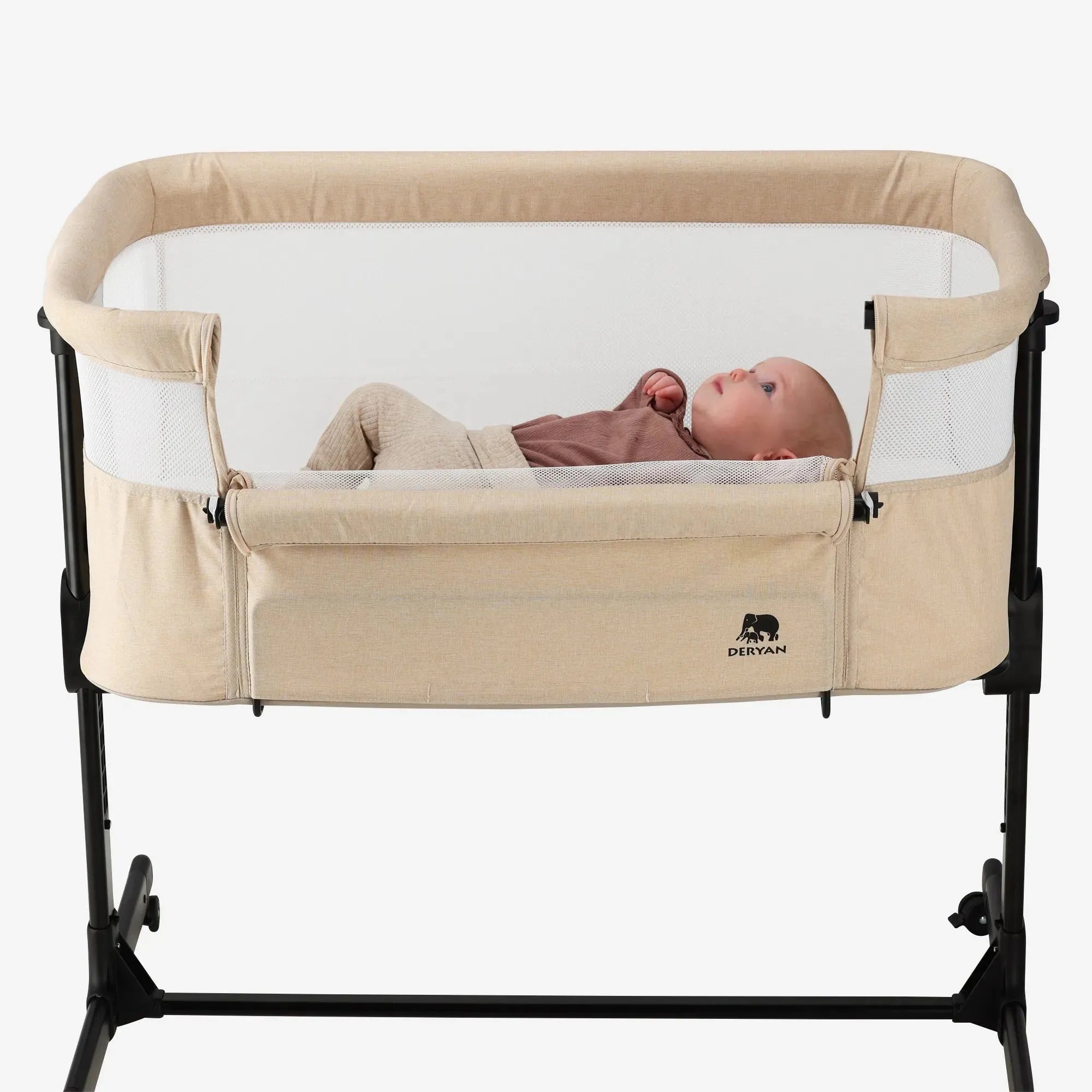 Co-Sleeper Snoozy Crib - Sand Melange