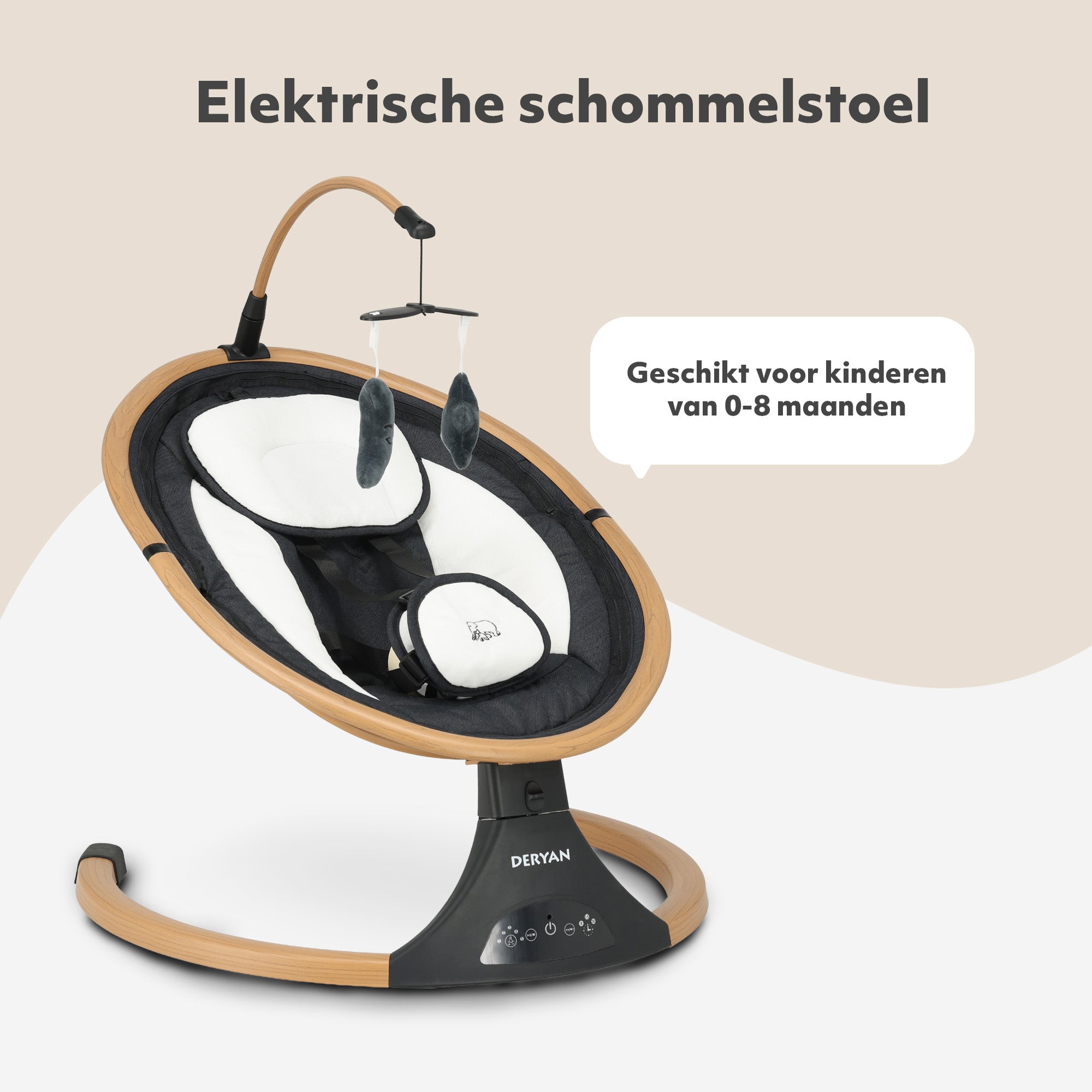 Elektrische Schaukelstuhl Holz