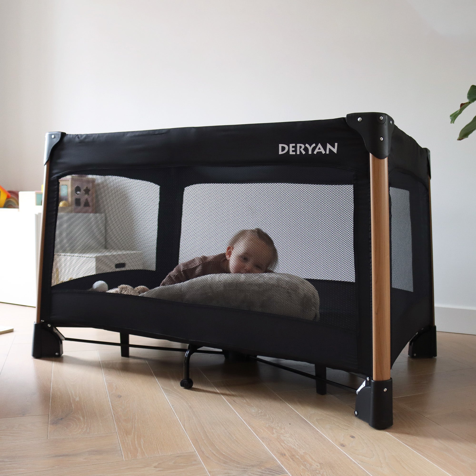 Camping Bed Complete Black