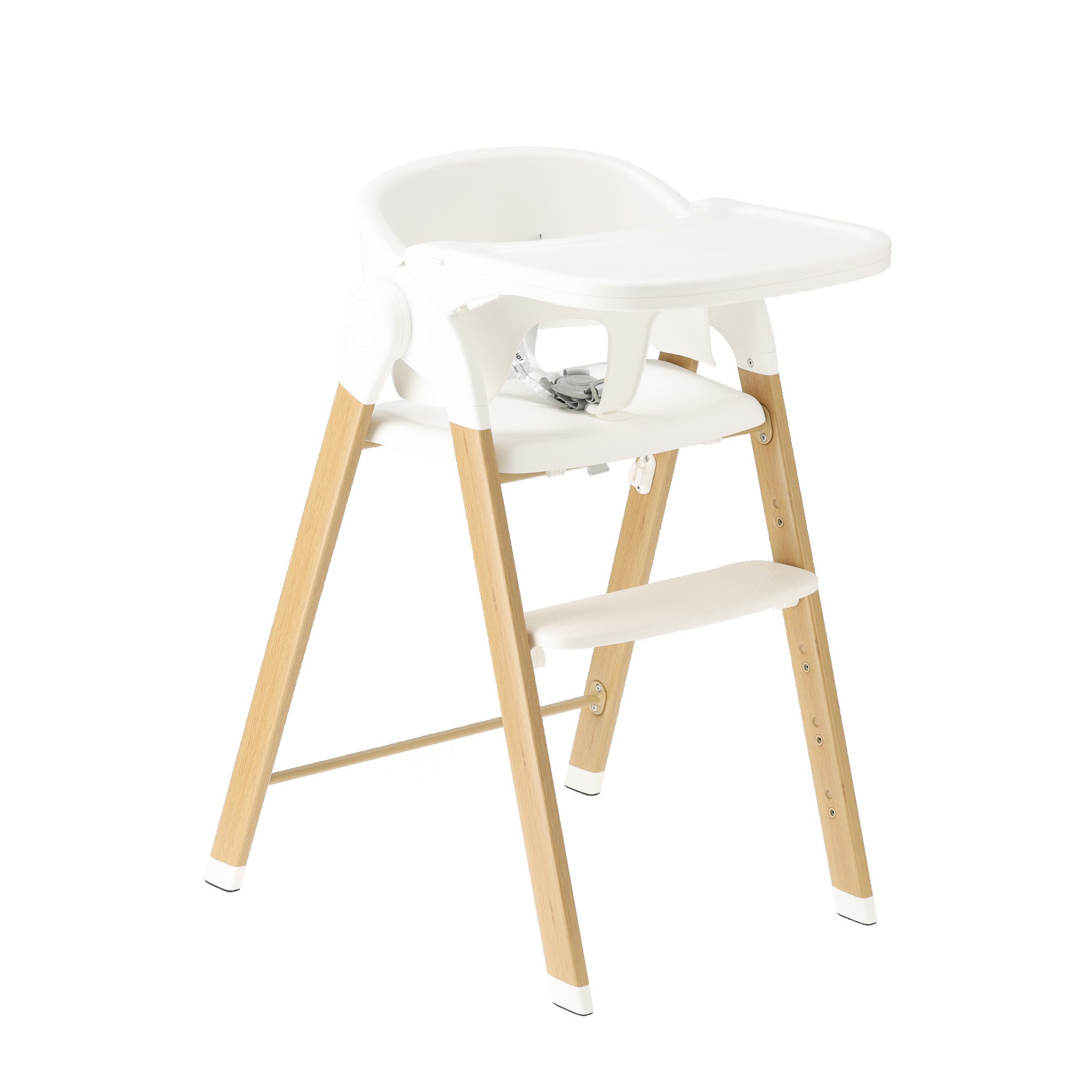 Luxury High Chair White / Wood
