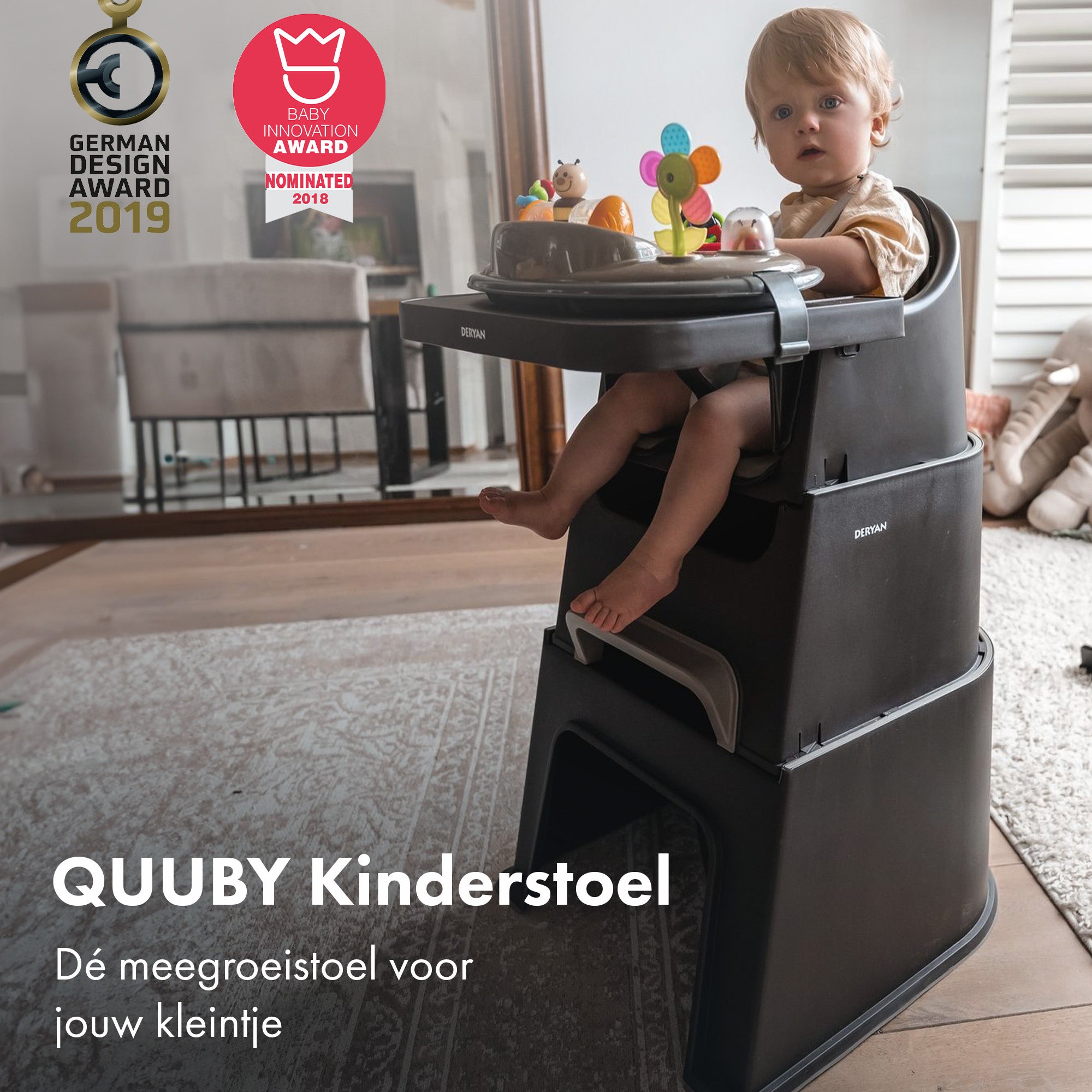 Wysokie krzesełko Quuby