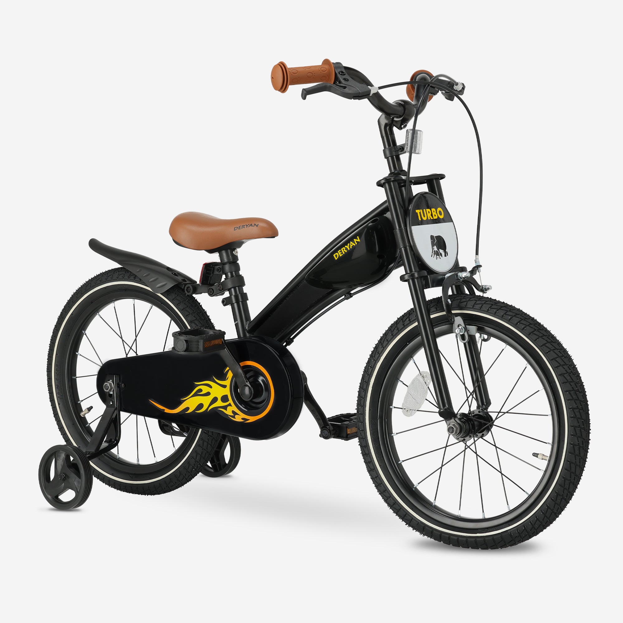 Turbo 3-in-1 Kinderfahrrad 16 Zoll Verstellbarer Rahmen