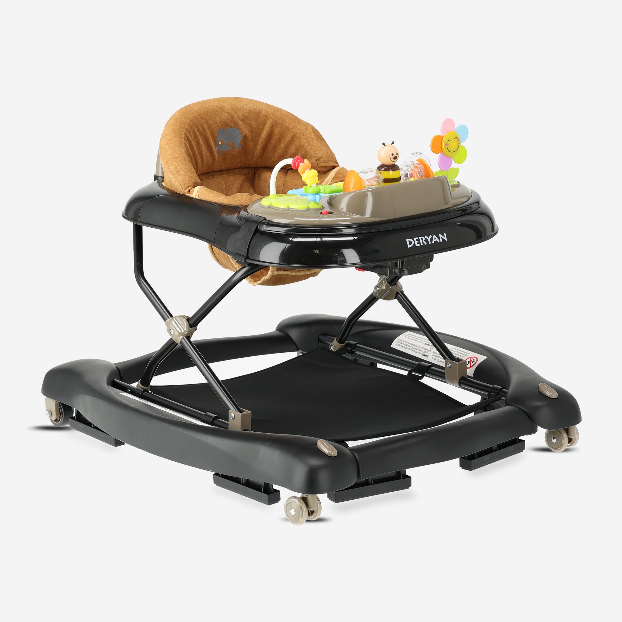 Chodzik 4-w-1 Czarny i Nugatowy