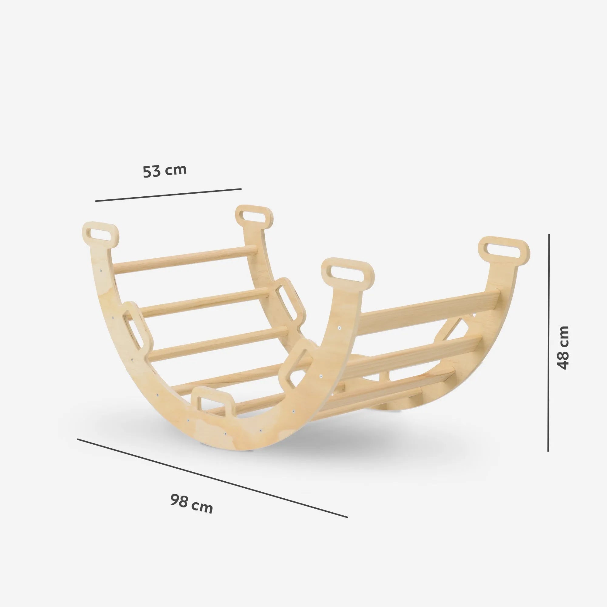 Arche d'escalade en bois de luxe avec coussin