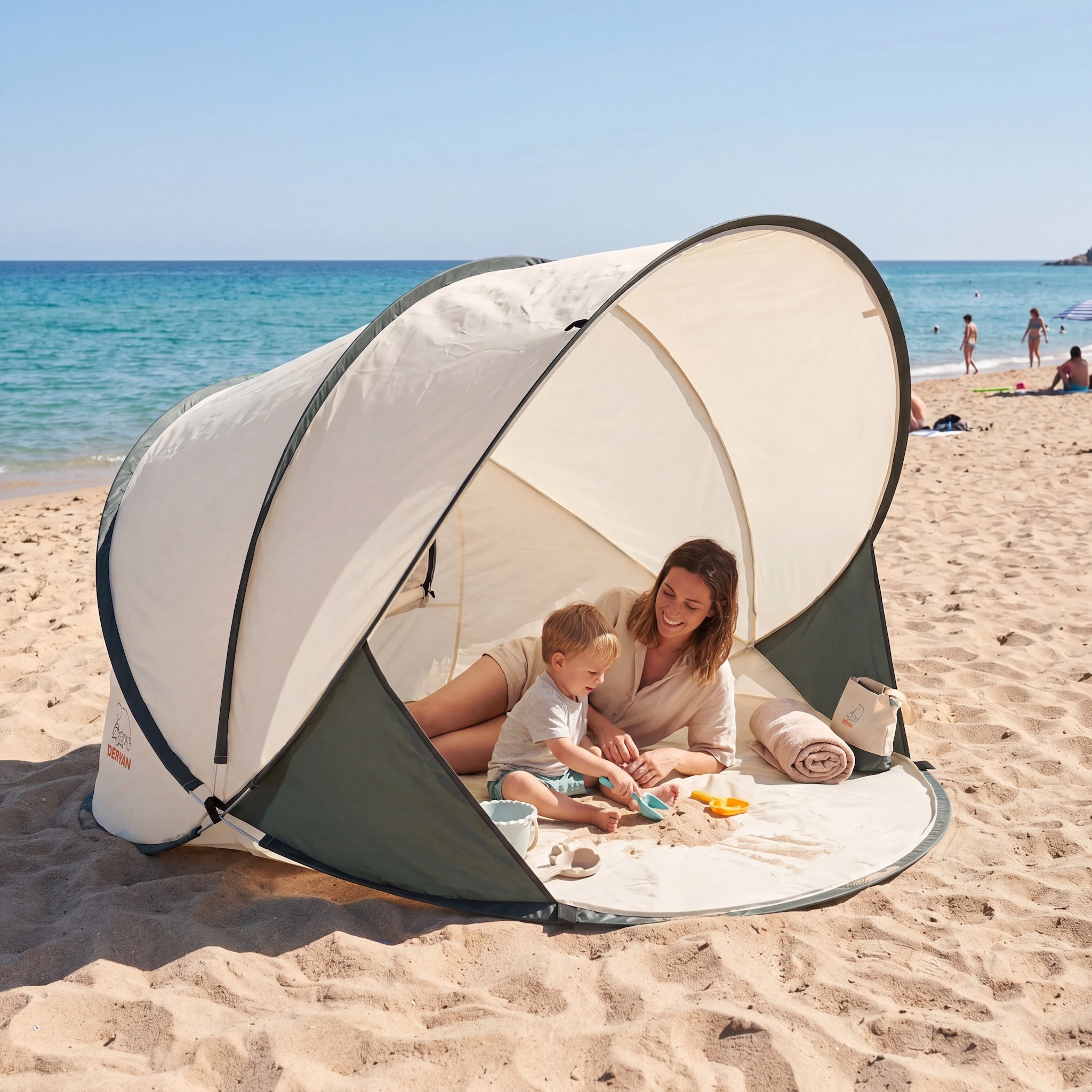 Beach tent XXL Cream