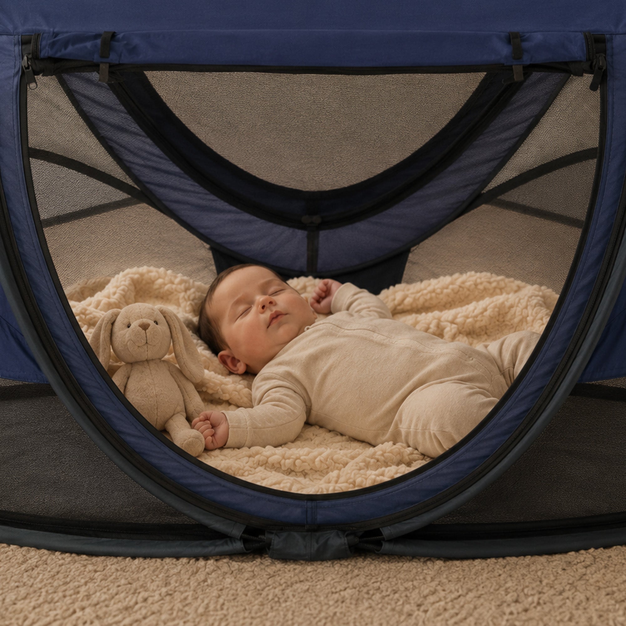 Baby Luxe Navy