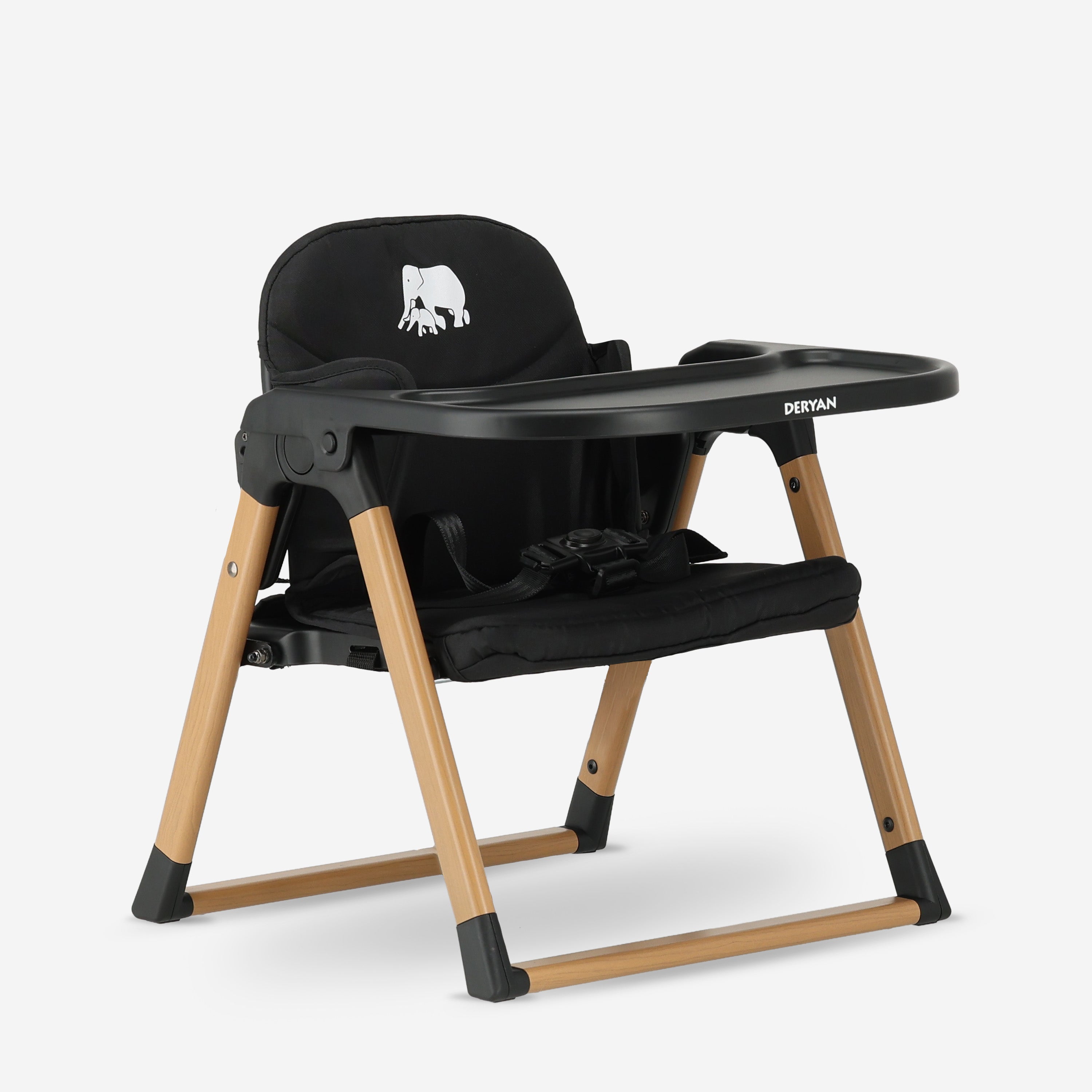 Booster Stoelverhoger S - Zwart/hout