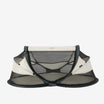 Baby Luxe reisbed pop-up met muggennet <1 mm zelfopblaasbaar matras draagtas canvas tas 0-2,5 jaar